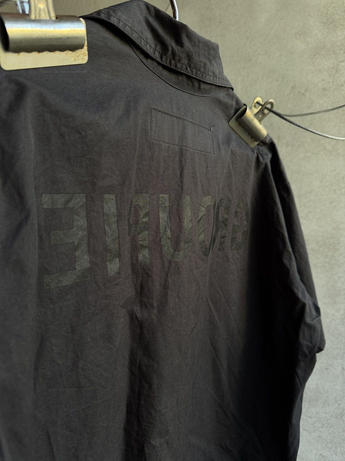 Undercover Undercover S/S 99 “Groupie” Mechanic Half Zip Work Shirt Size US L / EU 52-54 / 3 - 9 Thumbnail