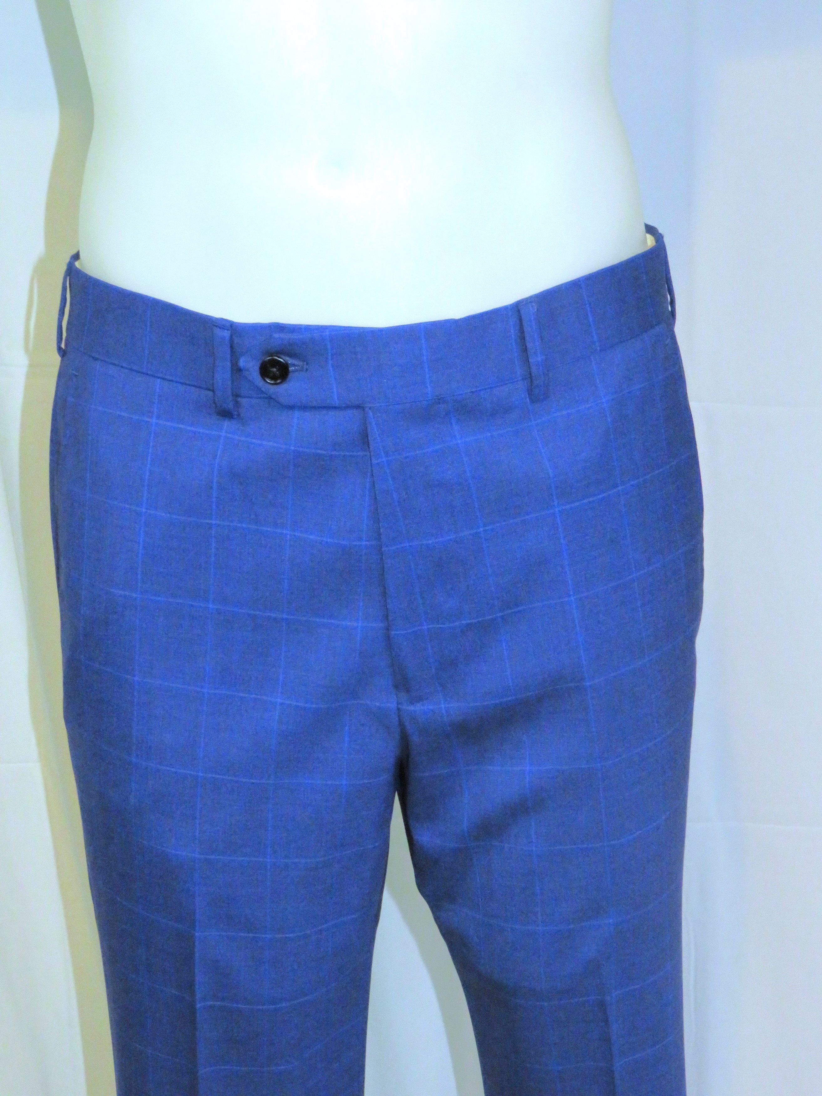 Brooks Brothers Golden Fleece Current Blue Plaid Two Button Suit 40R NWT Size 40R - 13 Thumbnail