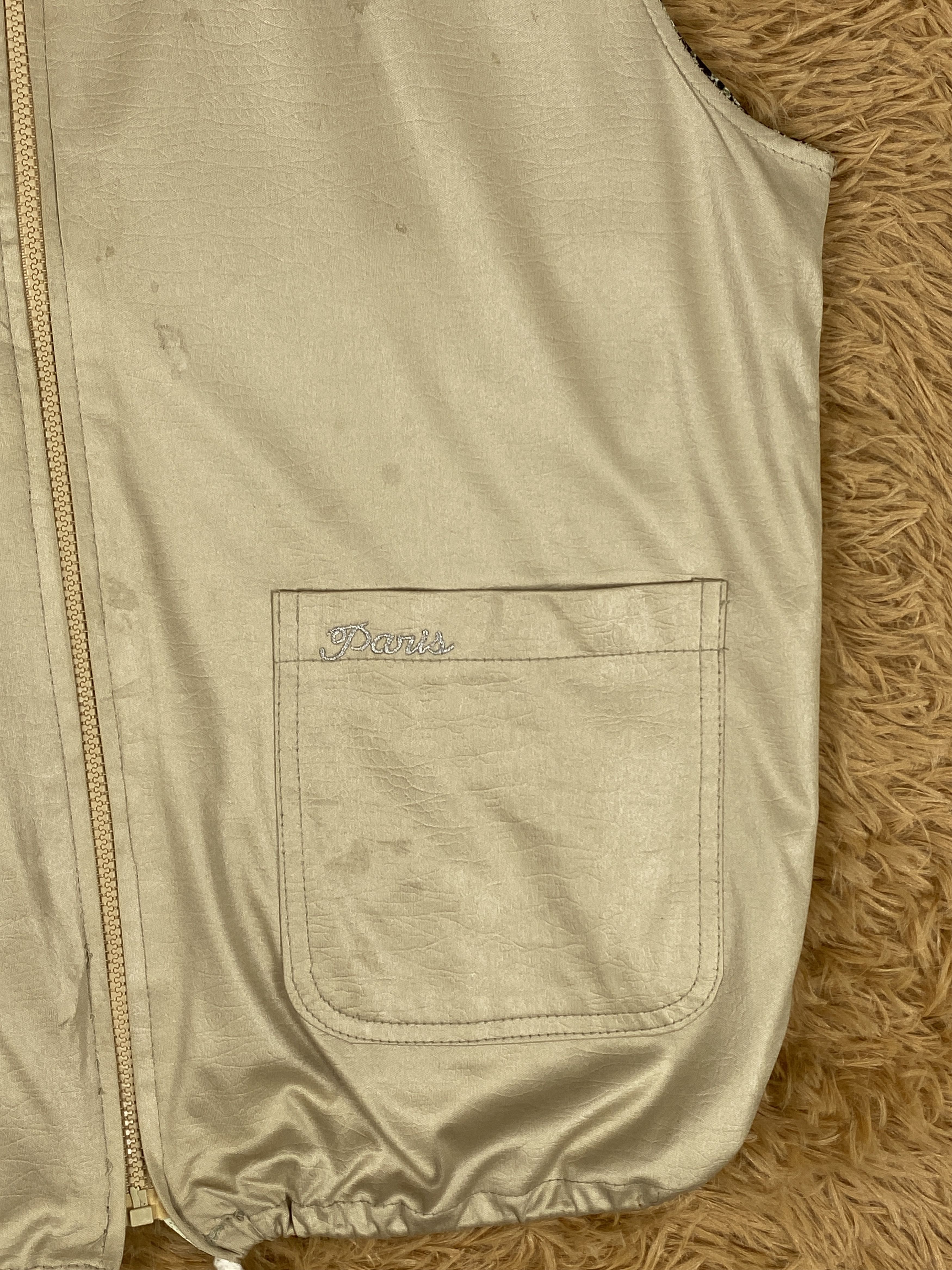 Japanese Brand Vintage Paris Leopard Pattern Reversible Vest Size US S / EU 44-46 / 1 - 6 Thumbnail