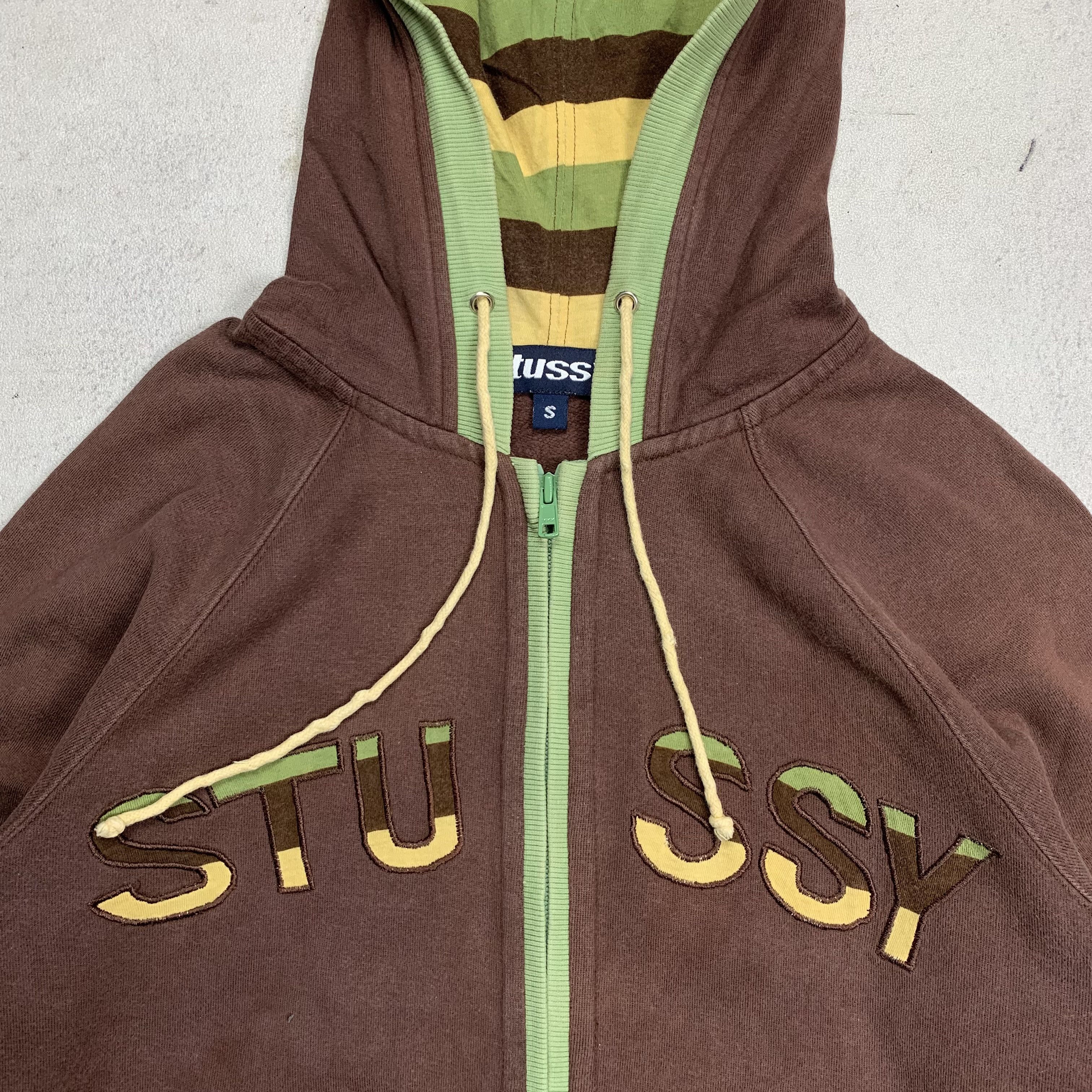 Stussy Vintage 90s Stussy Zip Up Hoodie Size S / US 4 / IT 40 - 4 Thumbnail