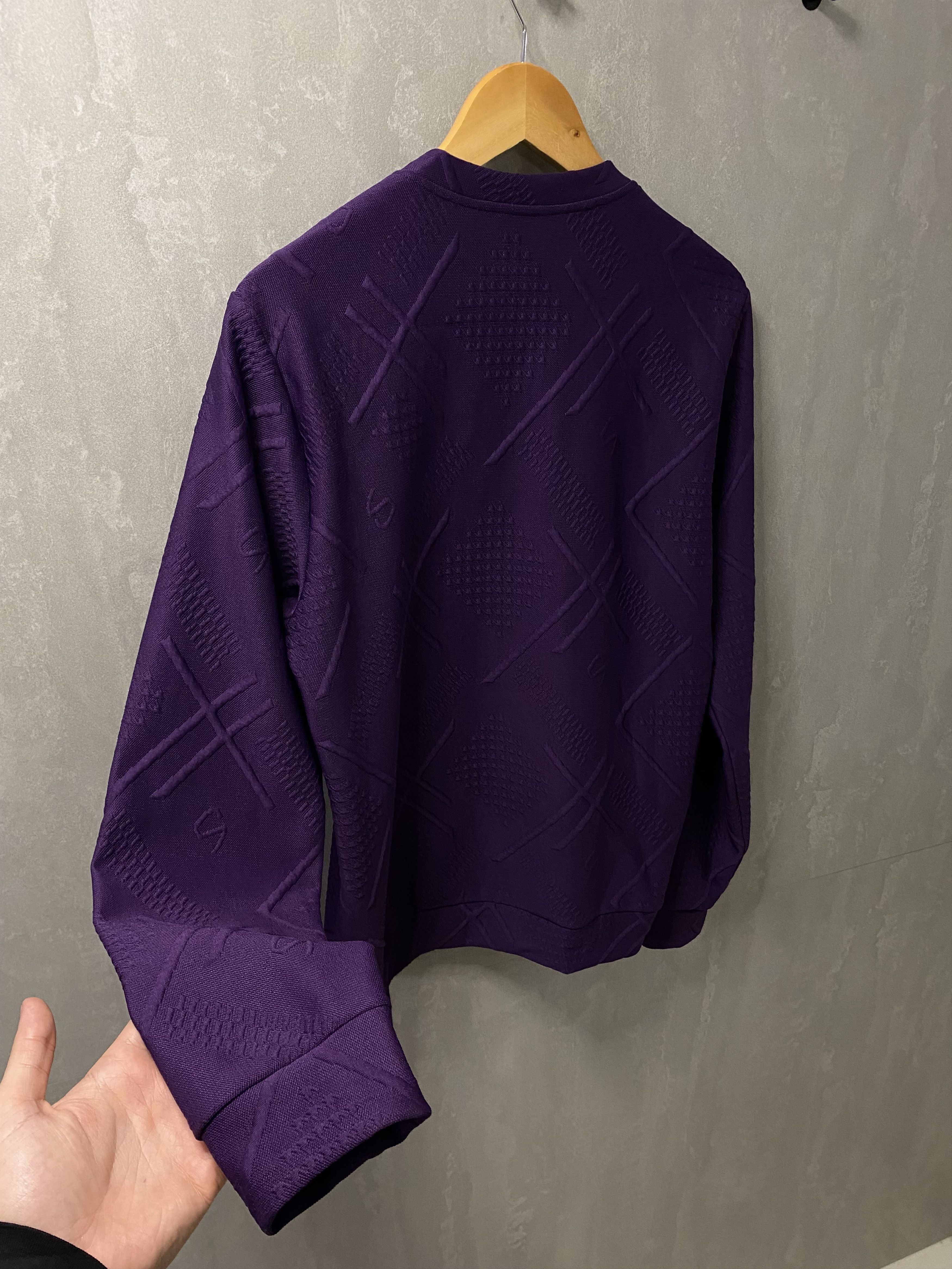 Versace Versace jeans purple logo monogram sweatshirt size M Size US M / EU 48-50 / 2 - 6 Thumbnail
