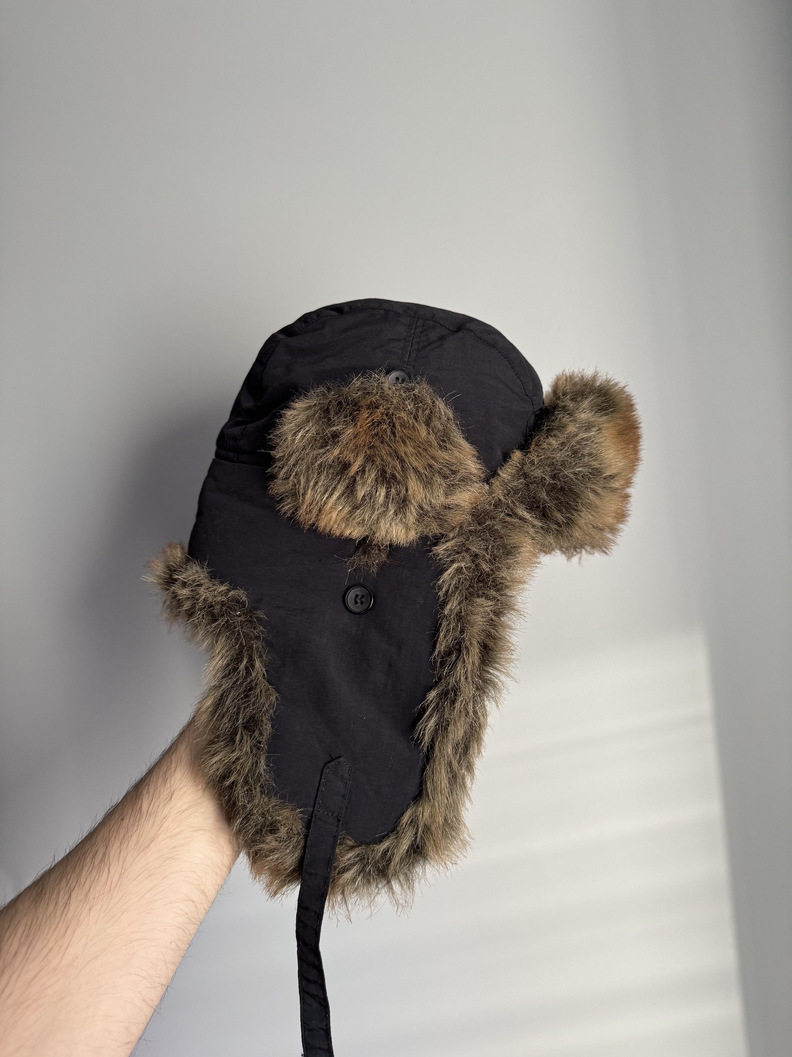 Other Vintage Y2k Ushanka Fuzzy Hat Mohair Fur Faux Size ONE SIZE - 4 Thumbnail