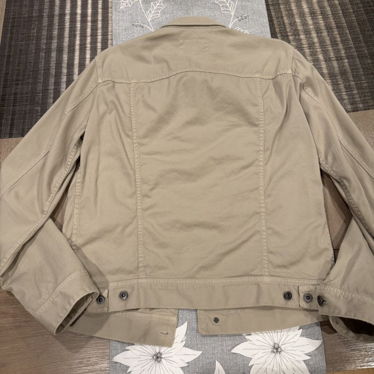 Armani Armani Jeans beige denim jacket Size US S / EU 44-46 / 1 - 2 Thumbnail