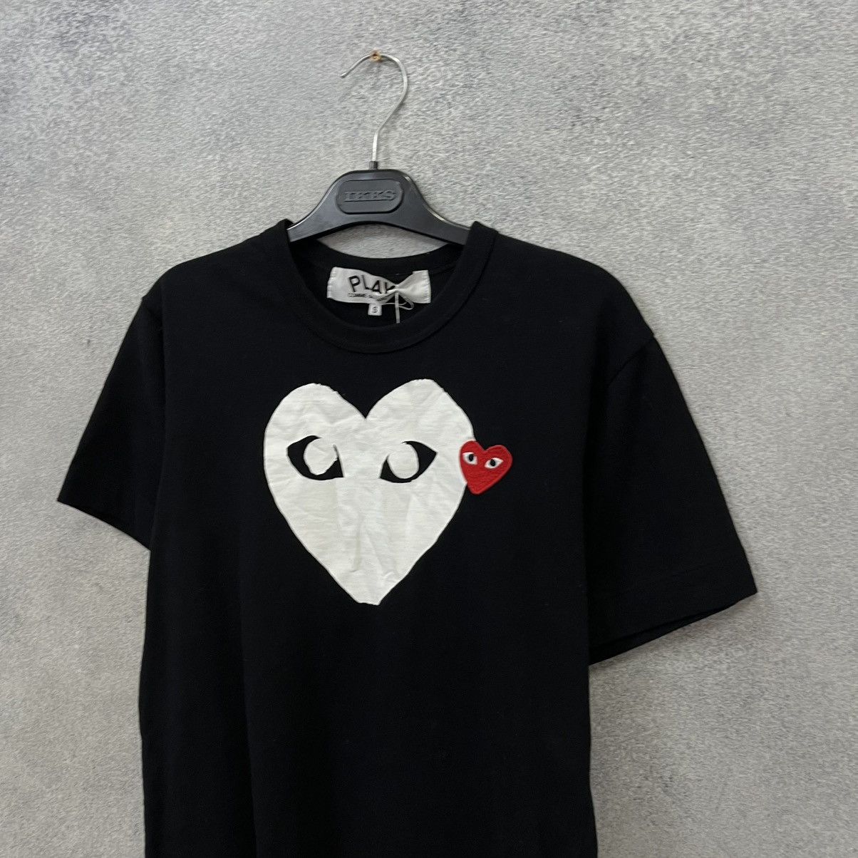 Comme des Garcons PLAY Comme des Garçons PLAY T-shirt Big Double Heart Logo Size US S / EU 44-46 / 1 - 2 Thumbnail