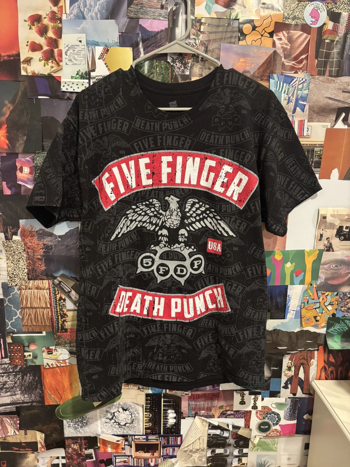 Other Five Finger Death Punch All Over Print Shirt Size Large Size US L / EU 52-54 / 3 - 1 Thumbnail