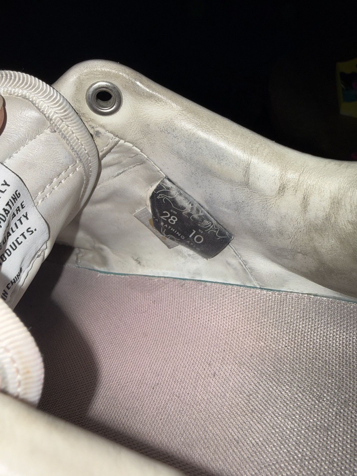 Bape Pink Pastel Bapestas Size US 10 / EU 43 - 4 Thumbnail