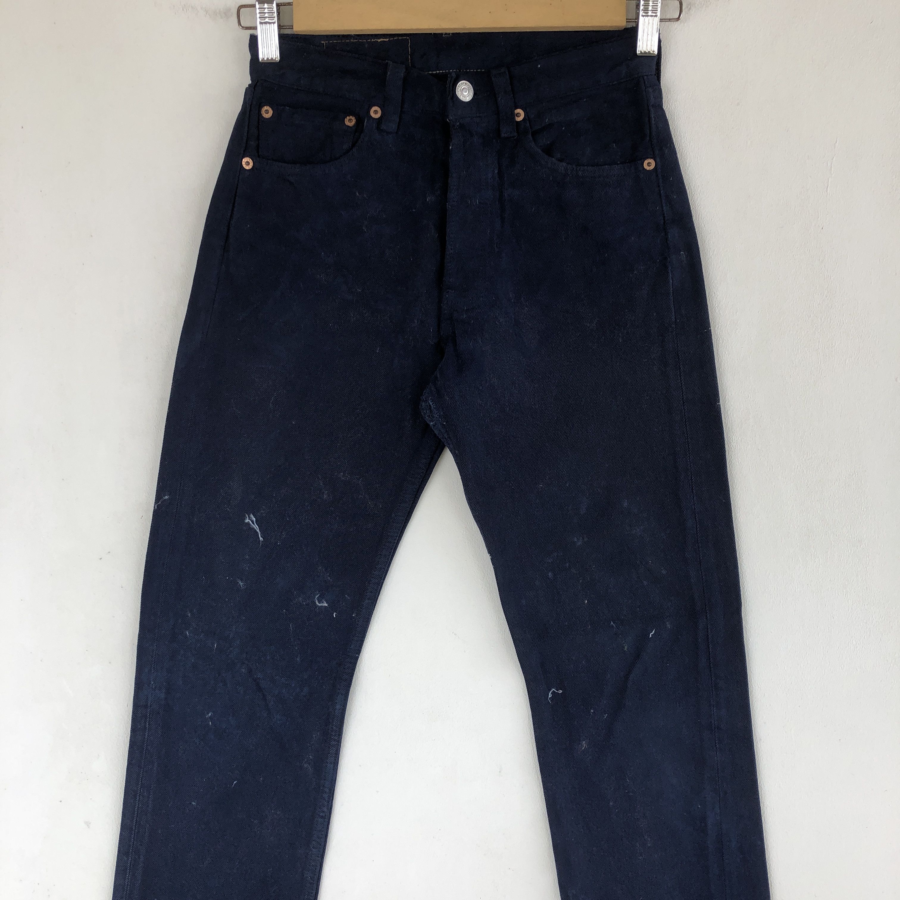 Levi's Vintage Levis 501 Distressed Jeans Levi's Purple Denim Size 28" / US 6 / IT 42 - 3 Thumbnail