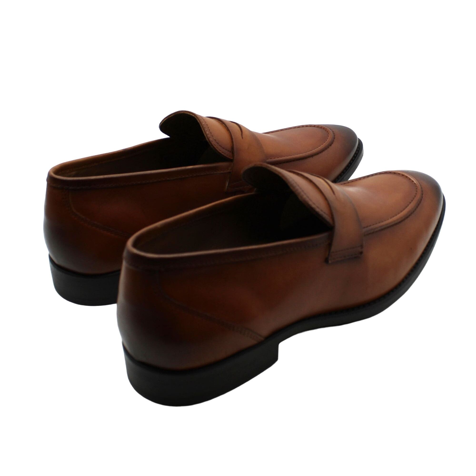Other Thomas & Vine Men's Bishop Apron Toe Penny Loafers Size US 9.5 / EU 42-43 - 6 Thumbnail