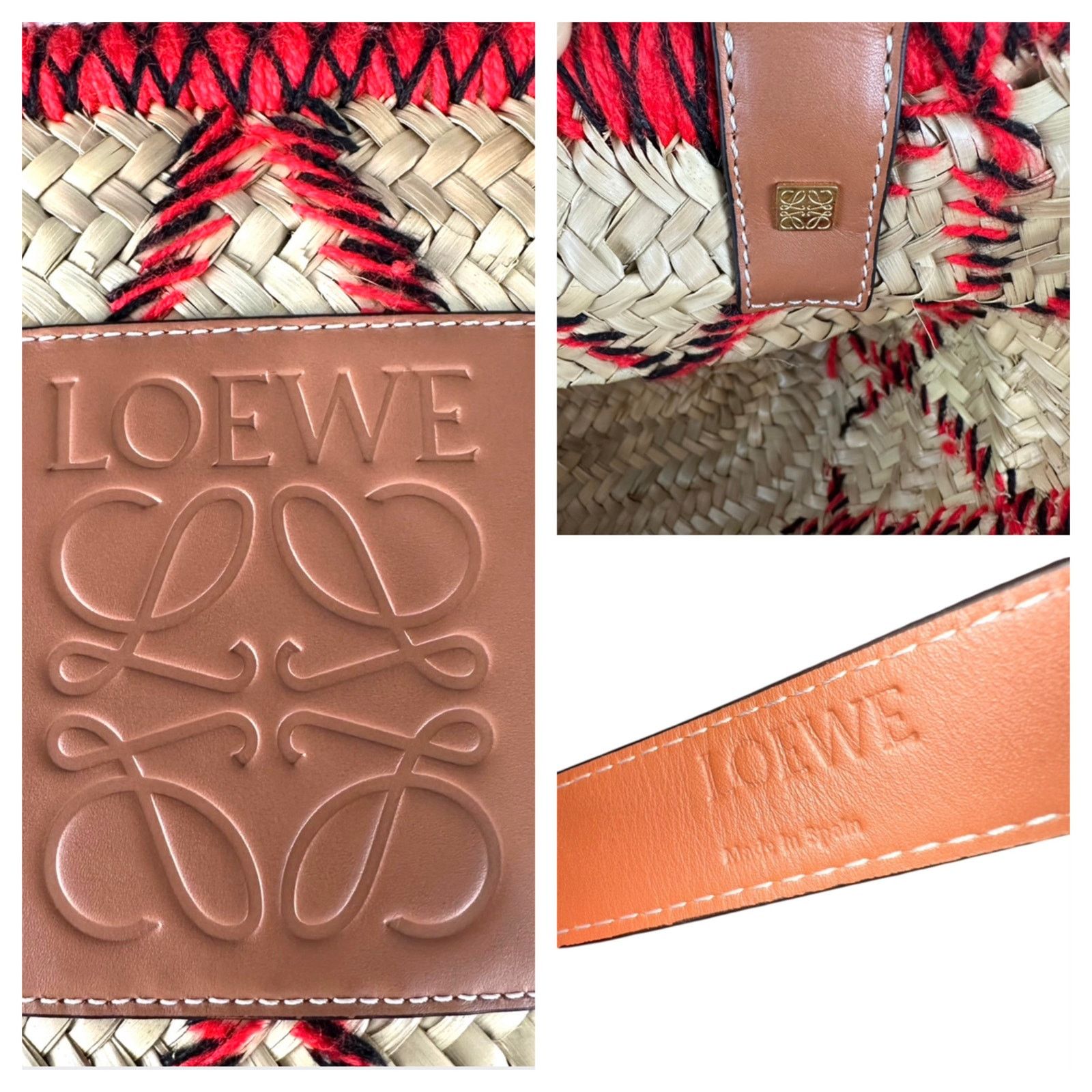 Loewe Loewe Embroidered Basket Bag Size ONE SIZE - 8 Thumbnail