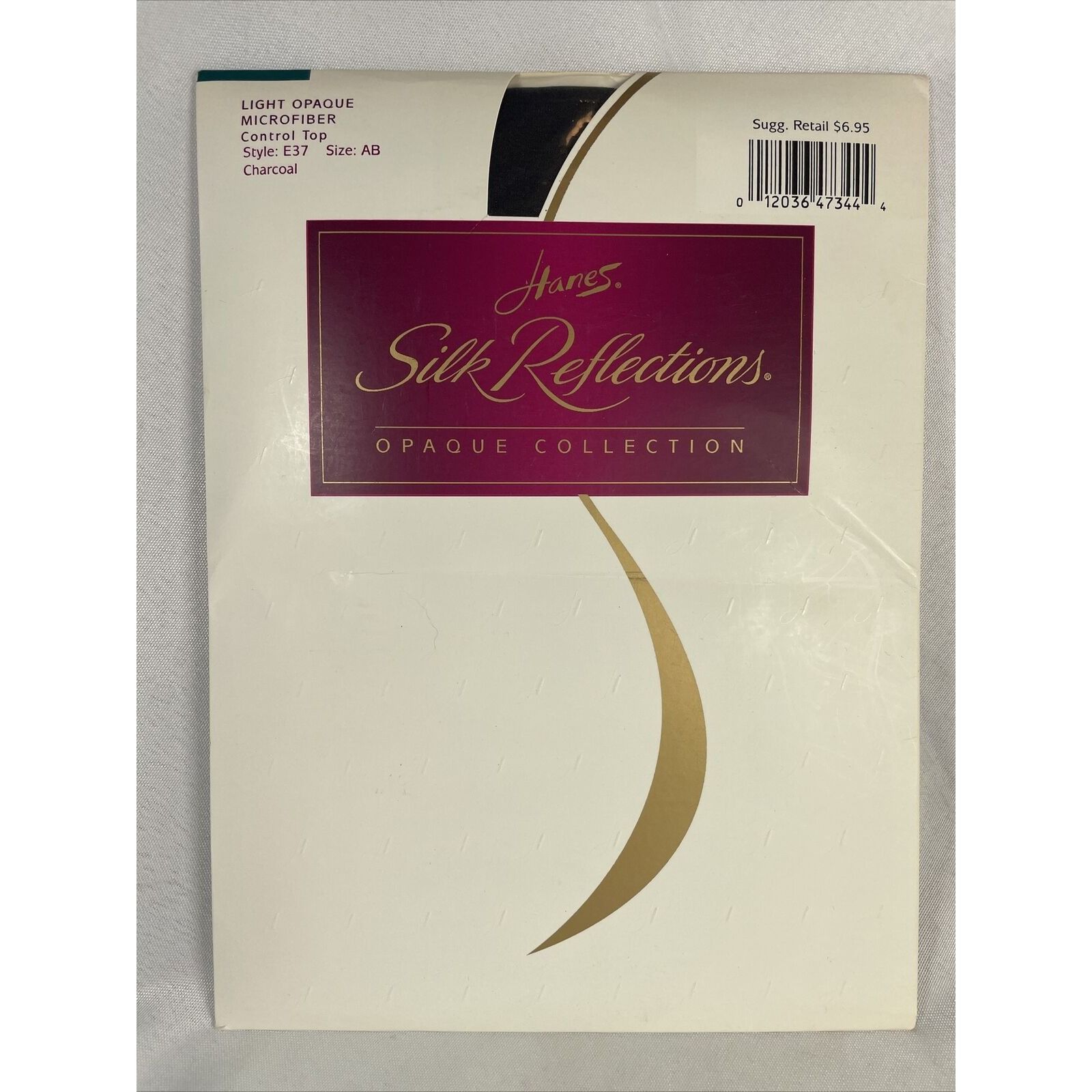 Hanes Hanes Silk Reflections Pantyhose Charcoal AB Light Opaque Mi Size ONE SIZE - 1 Thumbnail