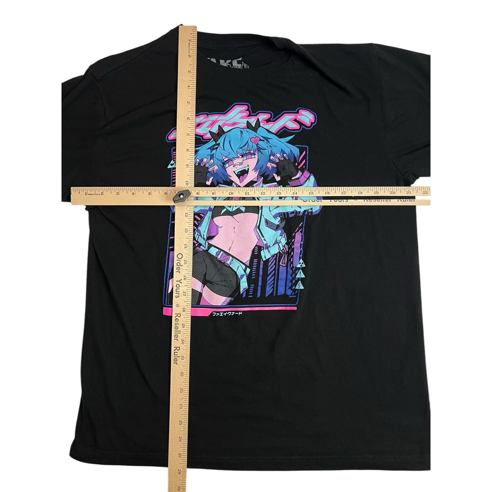 Other FAKE NERO Neon Fang Rebel Anime Girl 2022 T-Shirt Large Size US L / EU 52-54 / 3 - 7 Thumbnail