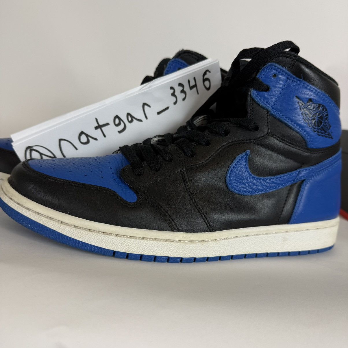 Jordan Brand × Nike Size 10.5-Jordan 1 Royal Blue 2017- NEAR BRAND NEW! Size US 10.5 / EU 43-44 - 2 Thumbnail