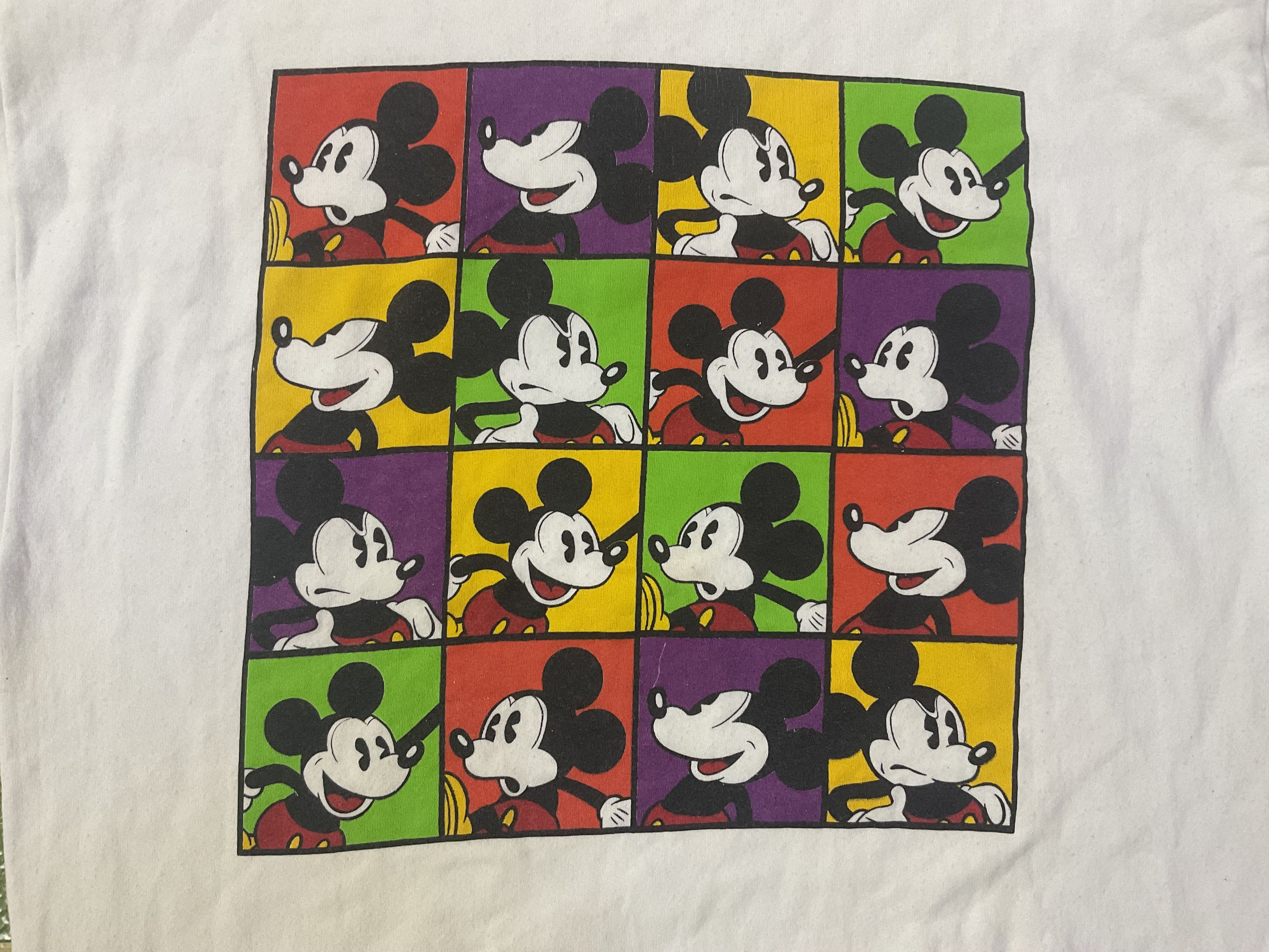 Disney Vintage 80s Disney Mickey Mouse The Many Faces Sweatshirt Size US XL / EU 56 / 4 - 2 Thumbnail