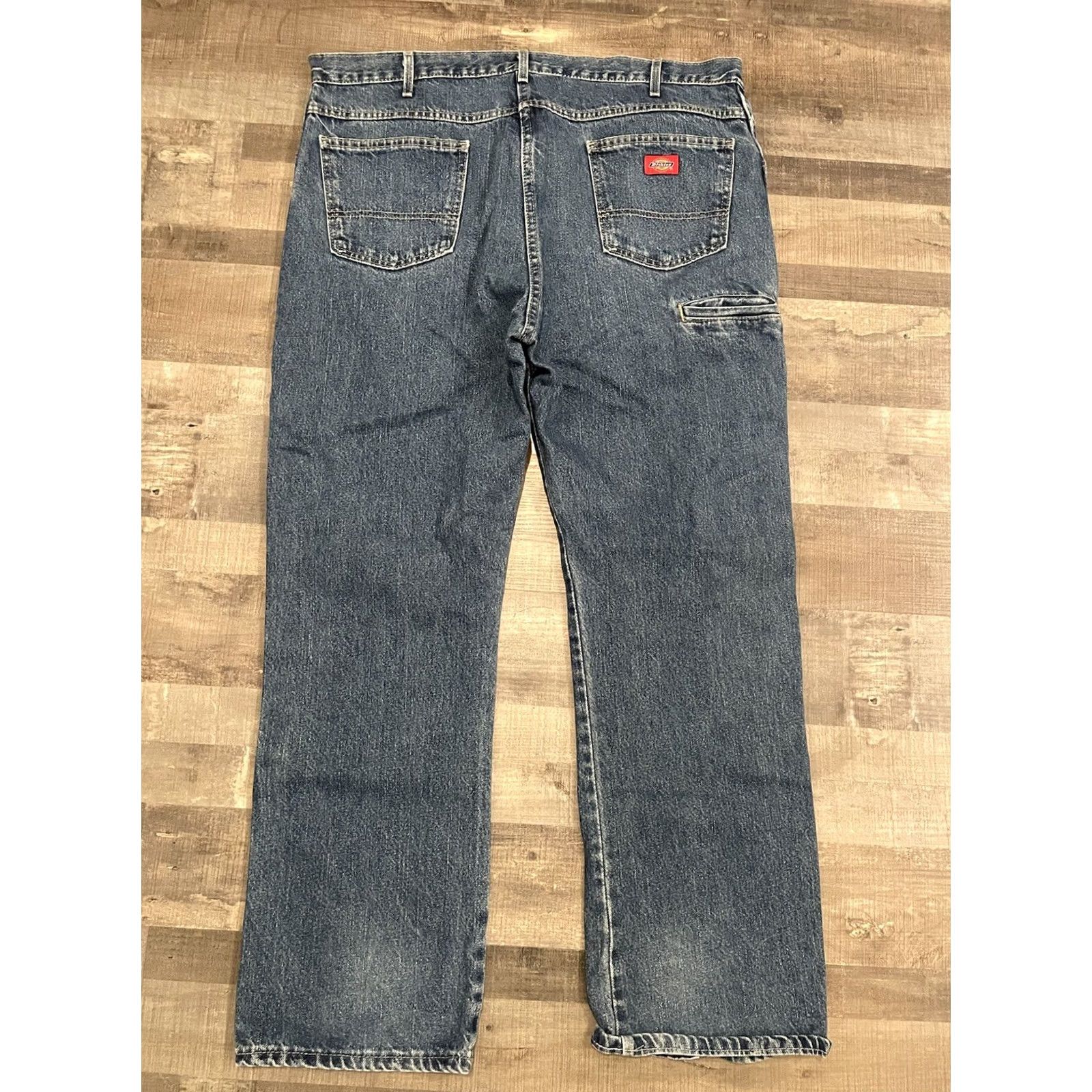 Dickies VINTAGE Dickies Jeans Mens 40 Blue 40x30 Relaxed Wash Denim Work Wear F256 Size US 40 / EU 56 - 3 Thumbnail