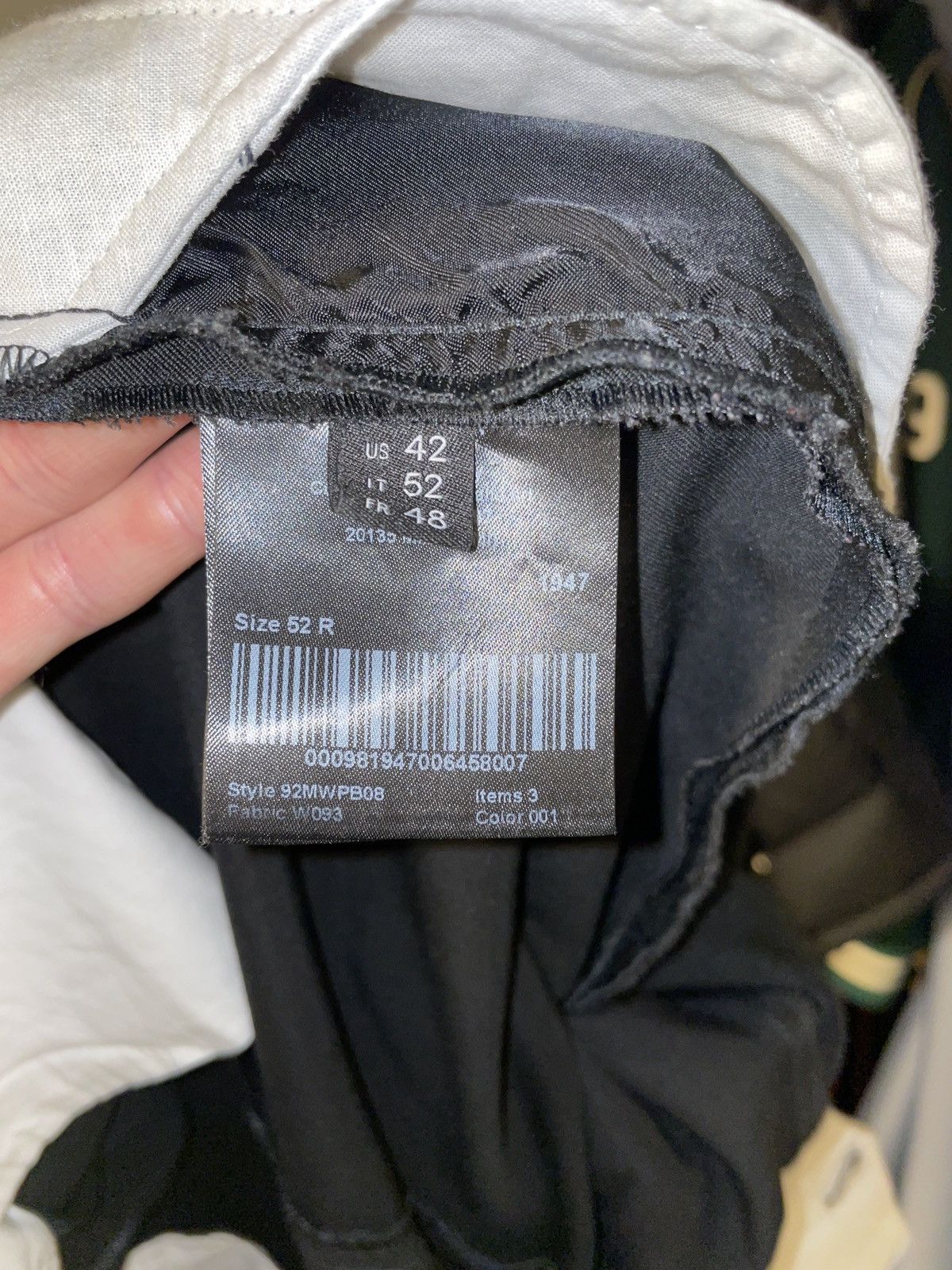 Calvin Klein 205W39NYC × Raf Simons (BNWT) CK205W39NYC Black Wool Pants (Sz 36) Size US 36 / EU 52 - 4 Thumbnail