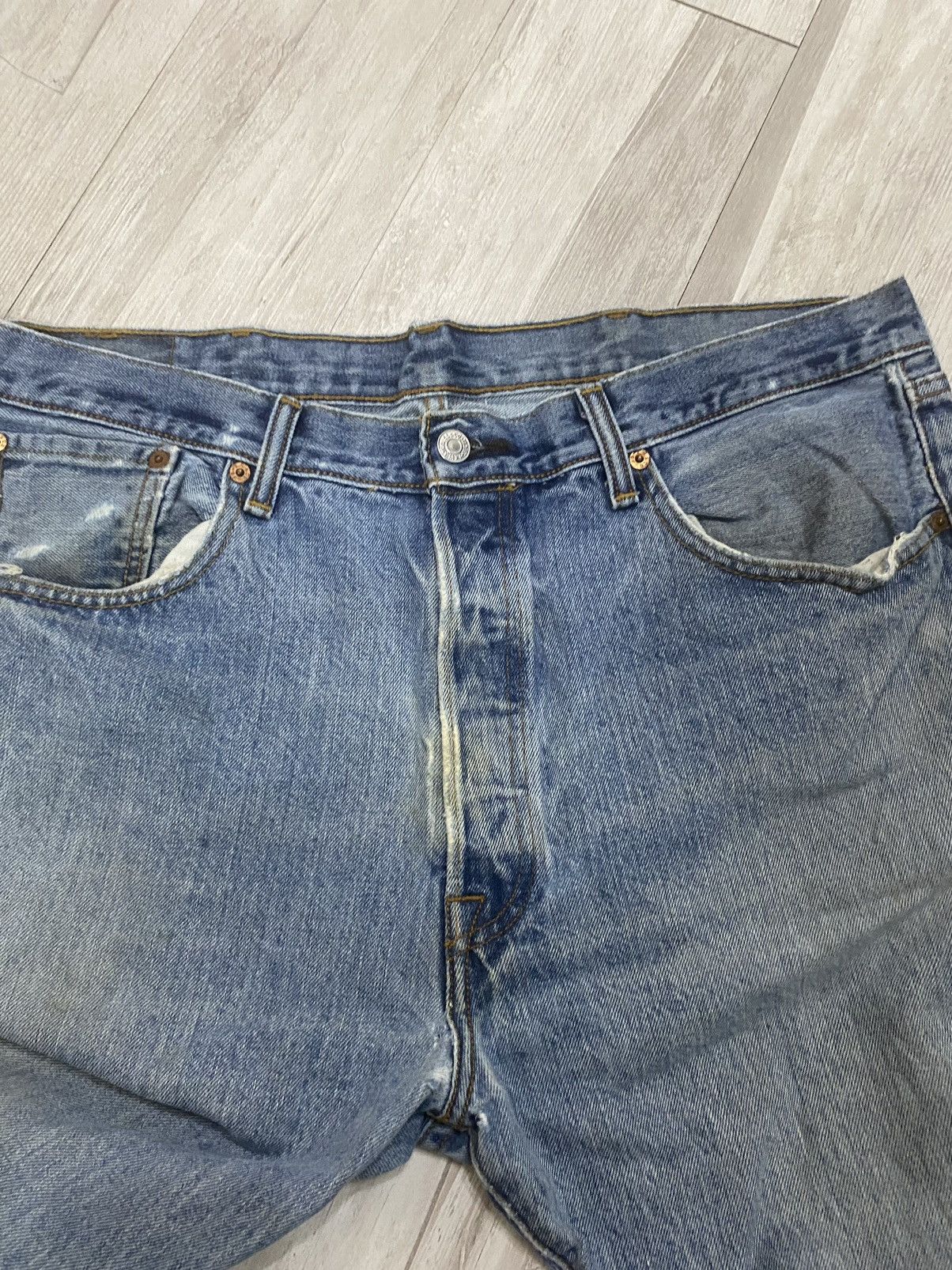 Levi's × Levi's Vintage Clothing Y2k 501 denim wash jeans size 38 Size US 38 / EU 54 - 3 Thumbnail