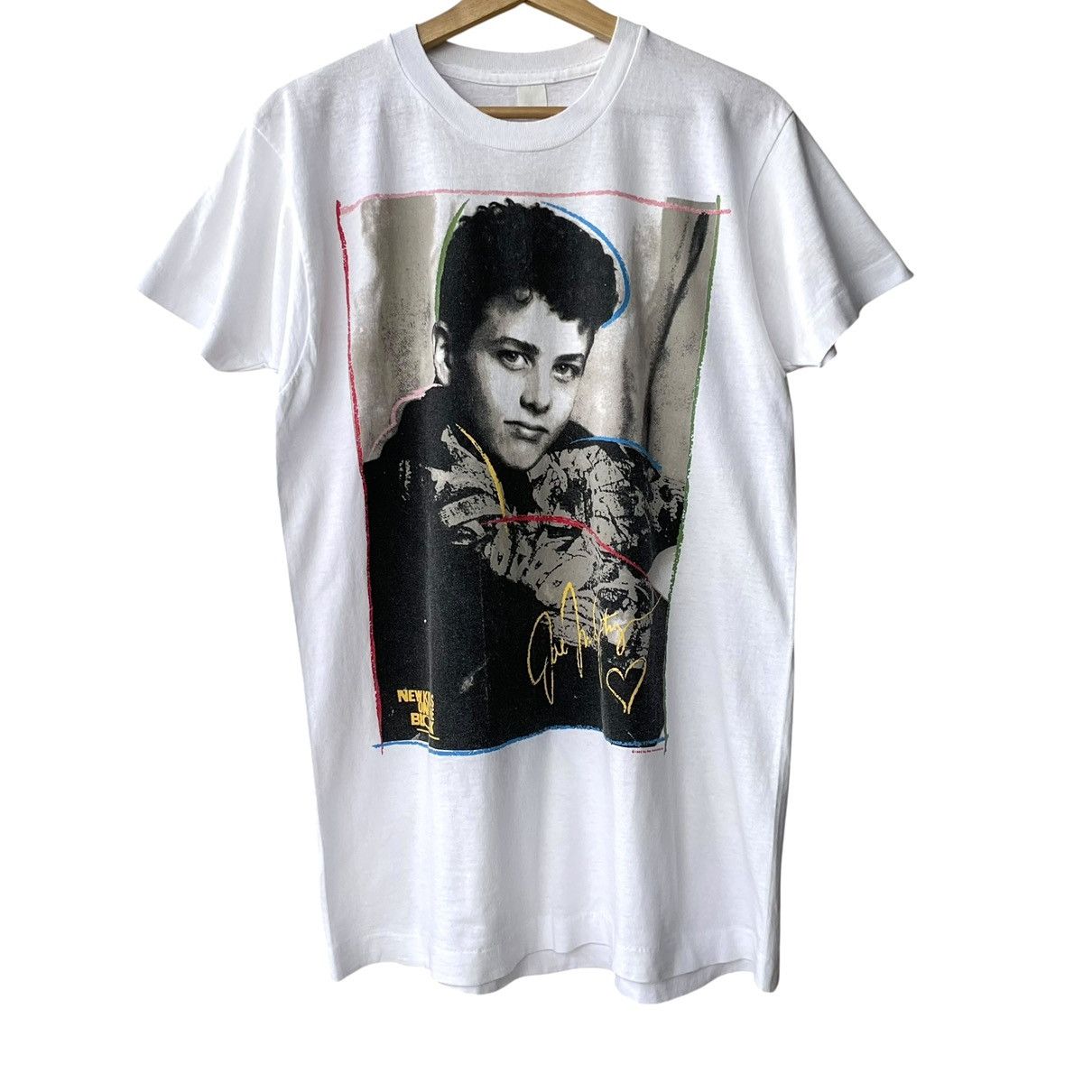 Band Tees Joey McIntyre NKOTB Portraiture Vintage 1990s Band Promo Tee Size US M / EU 48-50 / 2 - 1 Thumbnail