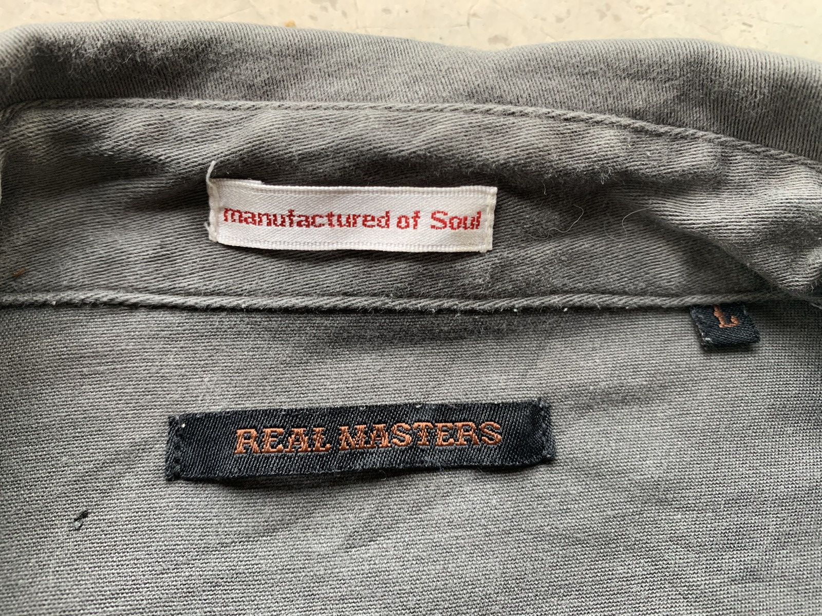 Japanese Brand Real Master Black Anecdote Flannel Style Size L / US 10 / IT 46 - 11 Thumbnail