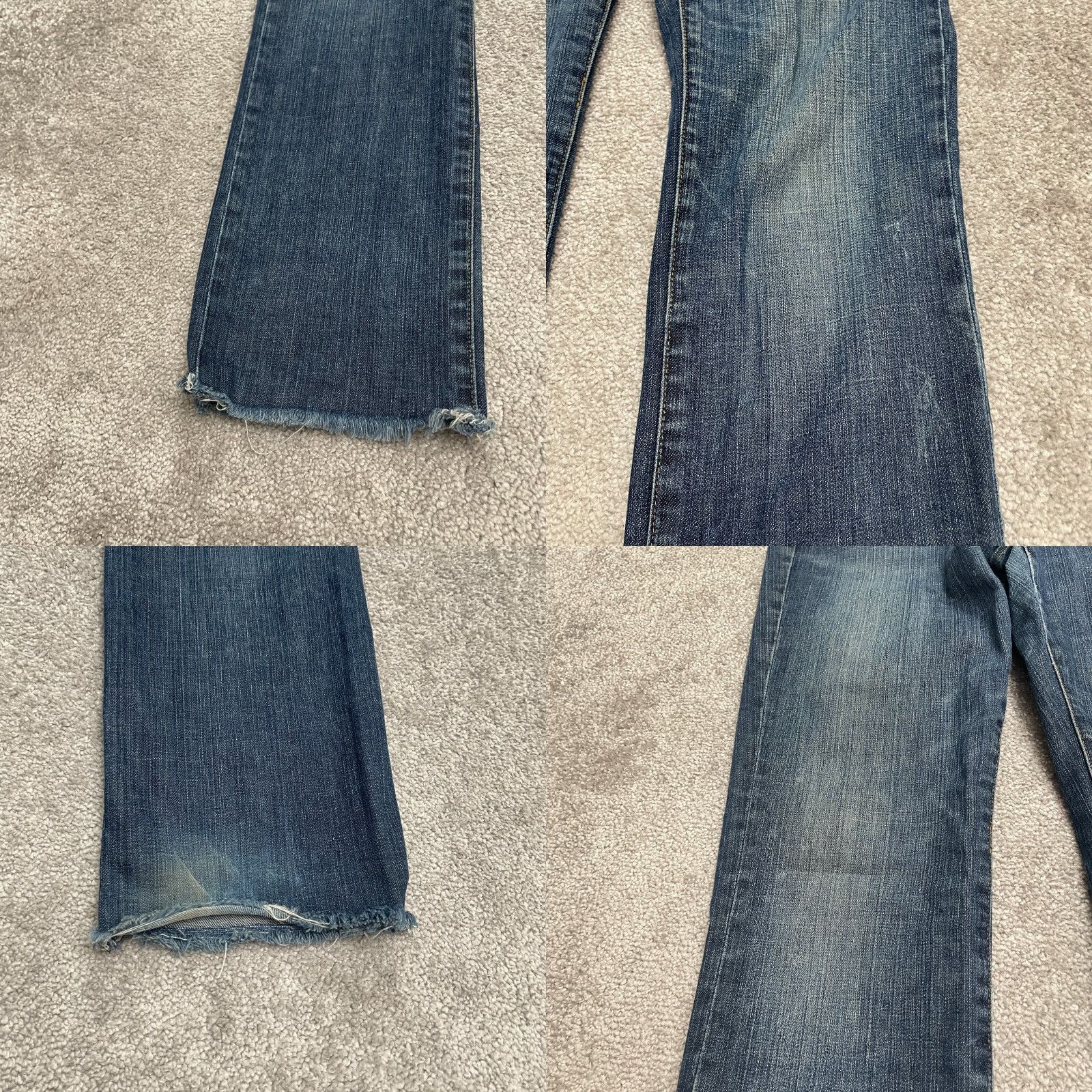 WeSC WeSC Jeans Womens 30 Blue Dark Wash Mid Rise Stretch Casual 34x31 Tight Denim Size 30" / US 8 / IT 44 - 8 Thumbnail