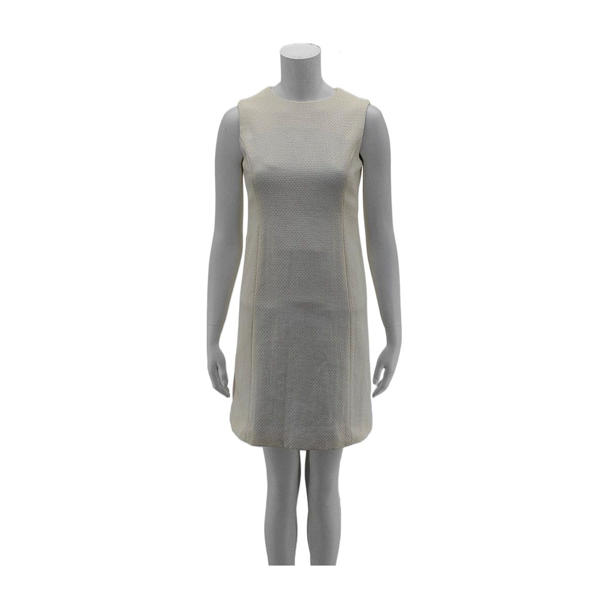 Balenciaga Balenciaga Beige Cotton Sleeveless Dress Size 38 Size S / US 4 / IT 40 - 1 Thumbnail