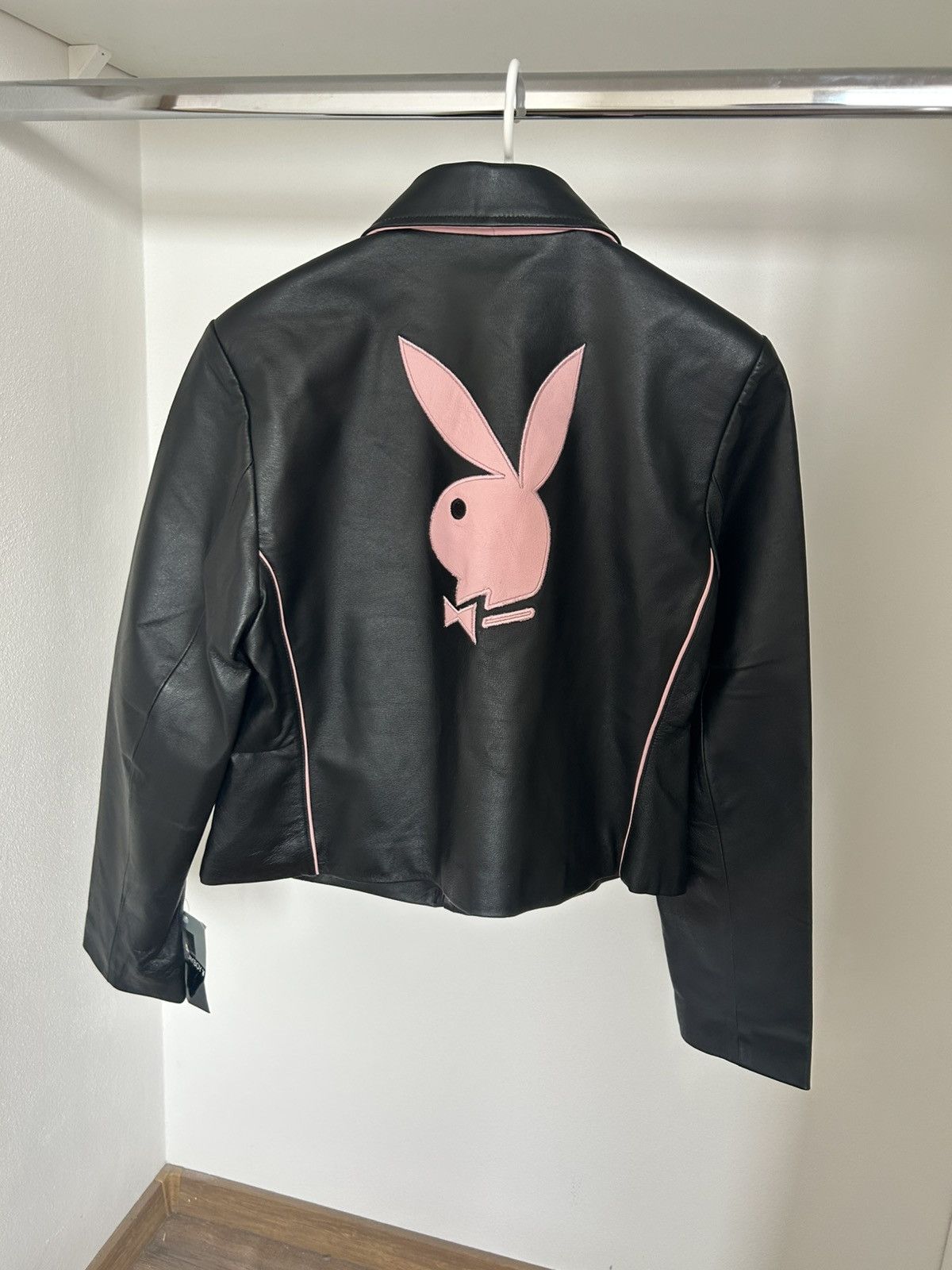 Playboy Vintage Playboy 90s Genuine Leather Moto Jacket Size M / US 6-8 / IT 42-44 - 2 Thumbnail