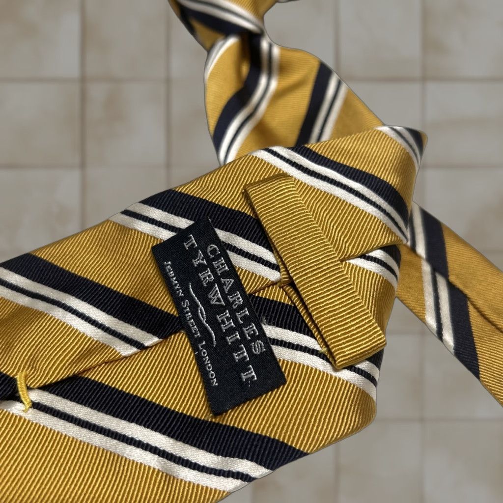 Charles Tyrwhitt Charles Tyrwhitt Tie Mens Made in Italy Preppy Multicolor EUC Notre Dame Size ONE SIZE - 1 Thumbnail