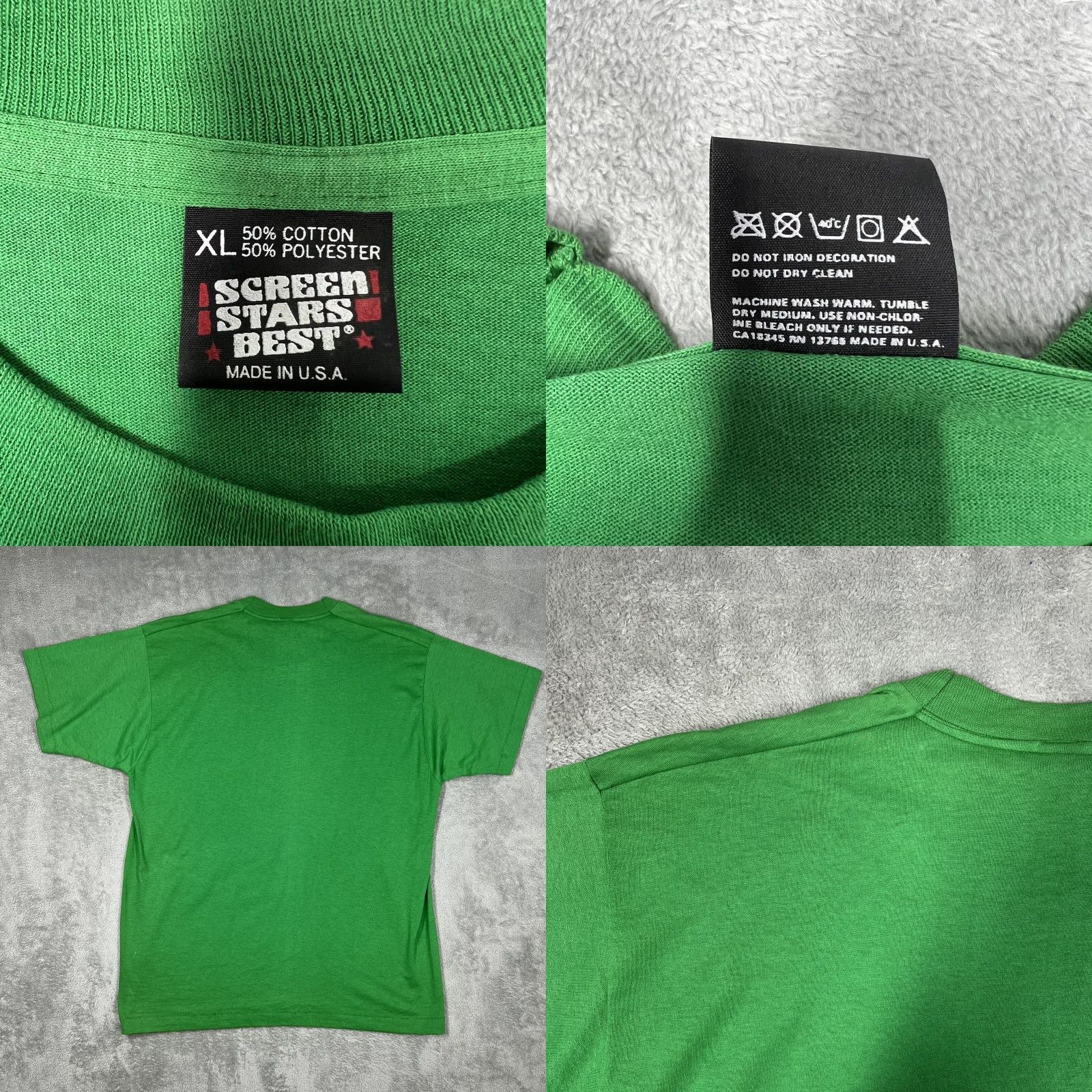 Vintage VINTAGE 12th Annual Apple Festival Springville California 1992 T-Shirt Mens XL Green Screen Stars Graphic Tee Unisex Nostalgic Size US XL / EU 56 / 4 - 8 Thumbnail