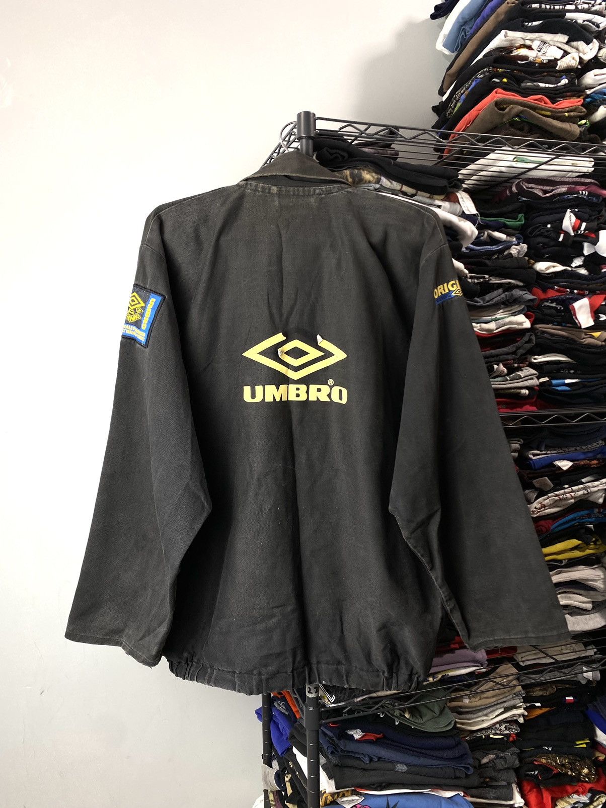 Umbro Rare! 1990s Vintage Umbro Pro Training Jacket Bomber Jersey Size US L / EU 52-54 / 3 - 1 Thumbnail