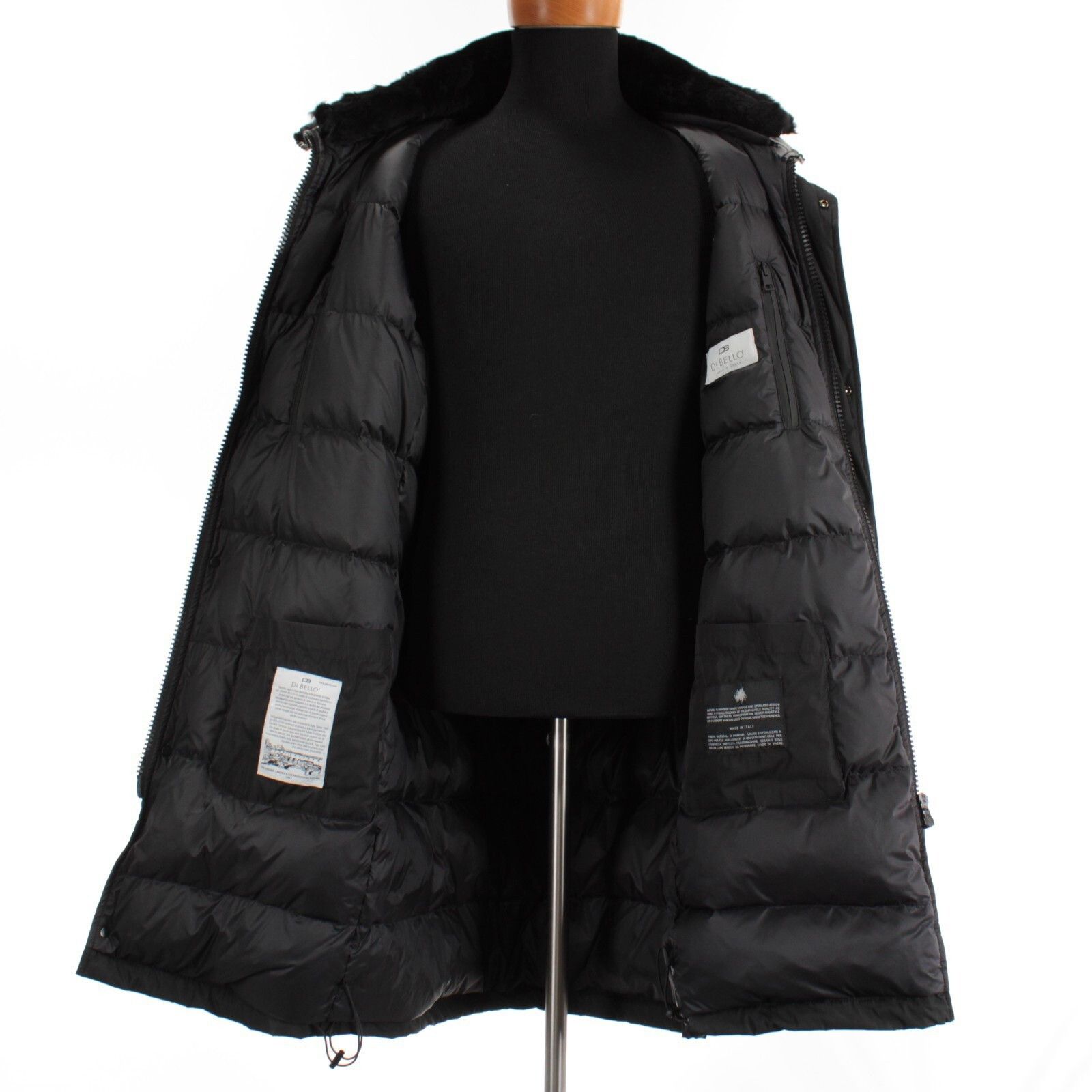 Other Di Bello Coat Size L US In Black Polyester Size US L / EU 52-54 / 3 - 6 Thumbnail