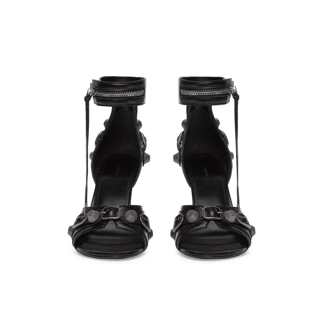 Balenciaga o1mt1gz0425 Cagole 110mm Sandals in Black Size US 8 / IT 38 - 3 Thumbnail