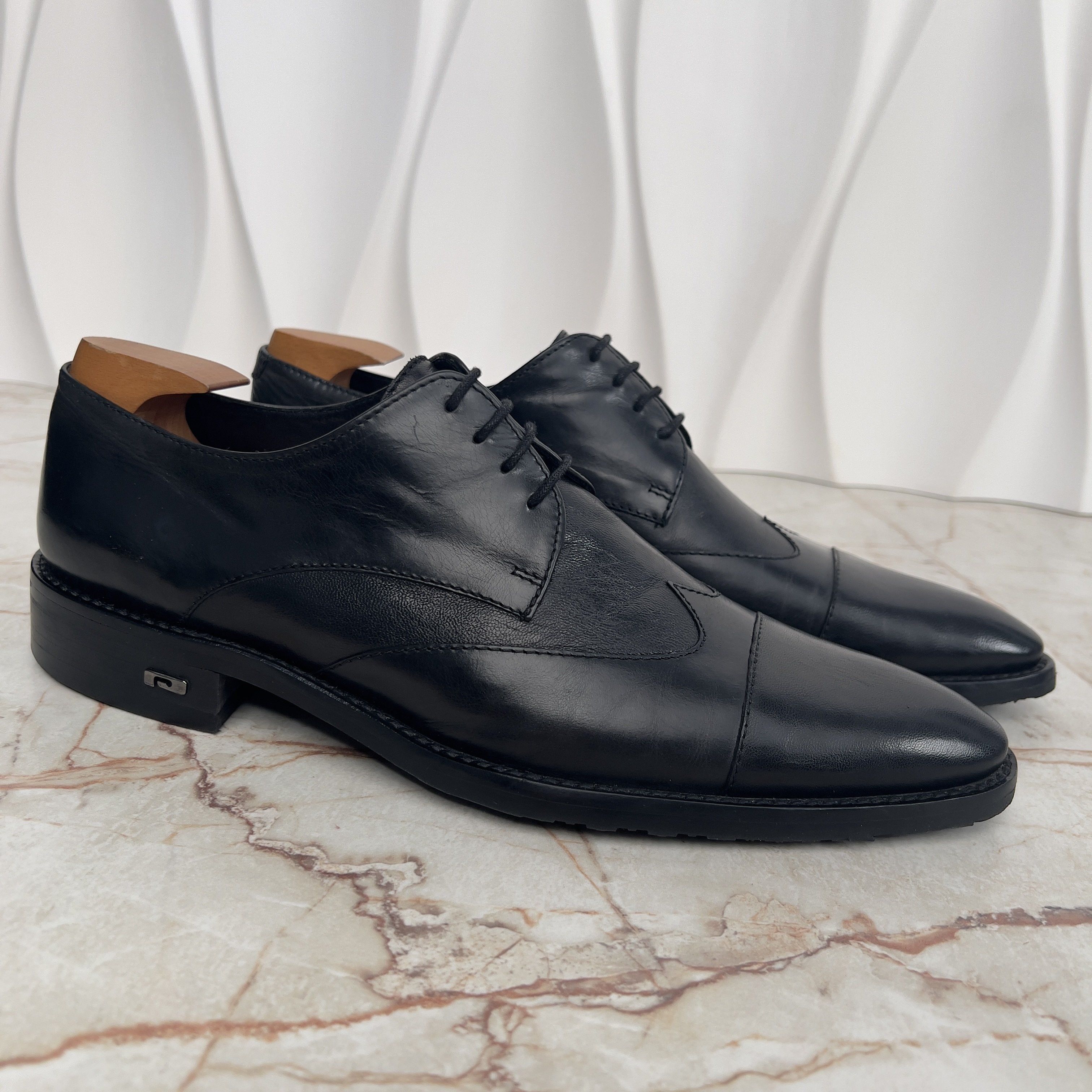 Other Pakerson Oxford Derby Lace Up Leather Hand Made In Italy Size US 8 / EU 41 - 4 Thumbnail