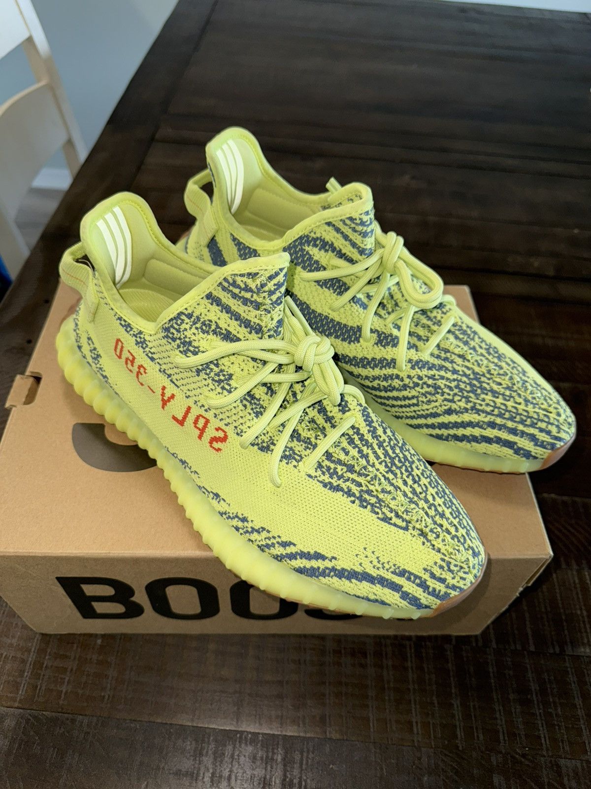 Adidas Yeezy Boost 350 V2 'Semi Frozen Yellow' Size US 11.5 / EU 44-45 - 1 Thumbnail