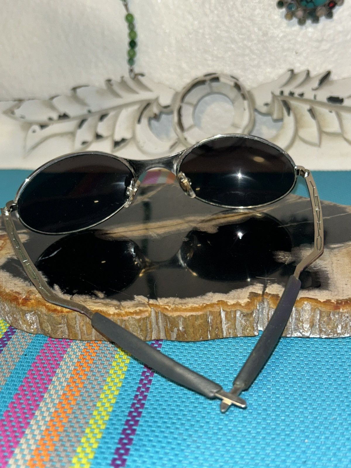 Oakley Oakley T-Wire 1.0 VINTAGE ORIGINAL Titanium Chrome Iridium Size ONE SIZE - 5 Thumbnail