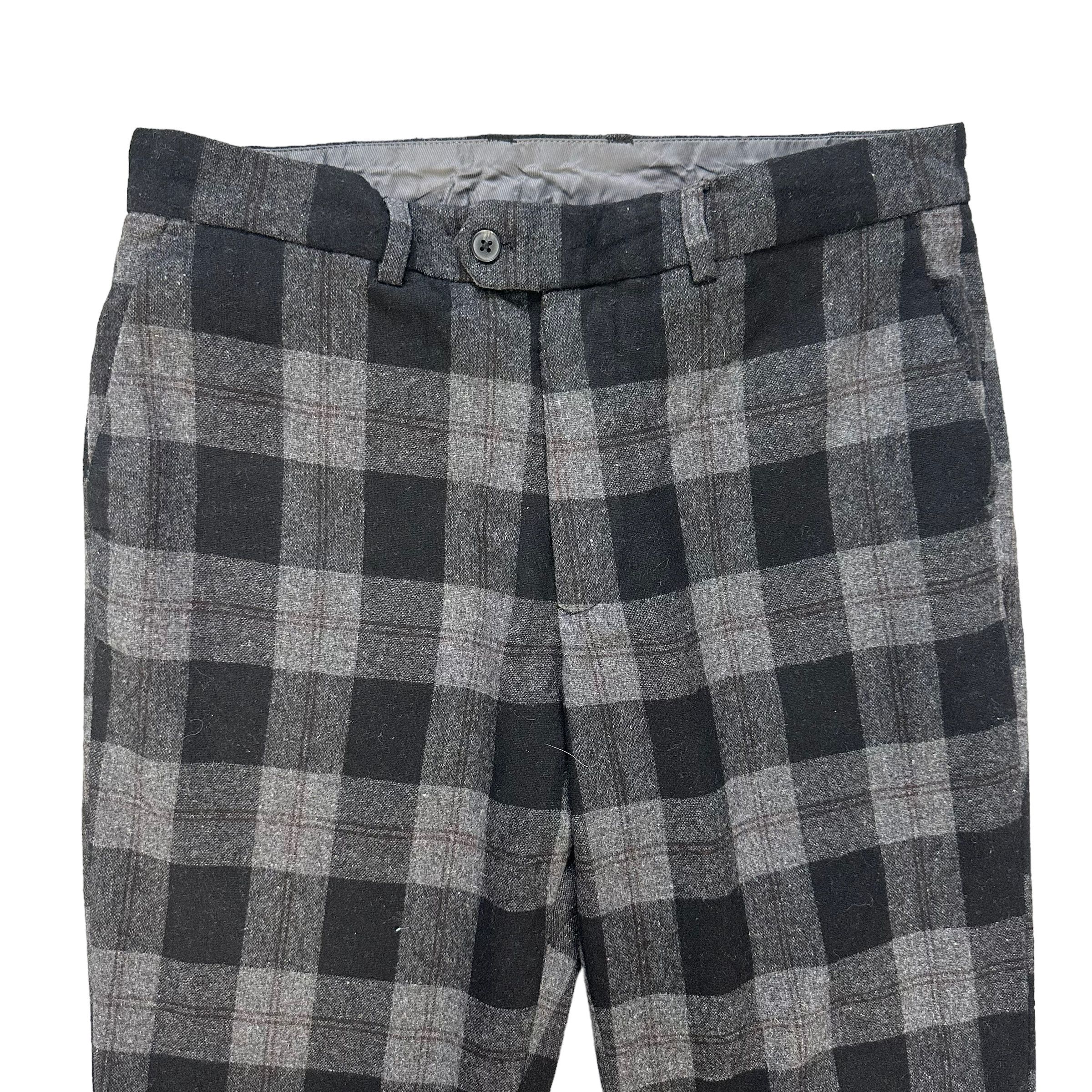Global Work GLOBAL WORK TARTAN WOOL PANT #8168-208 Size US 34 / EU 50 - 2 Thumbnail
