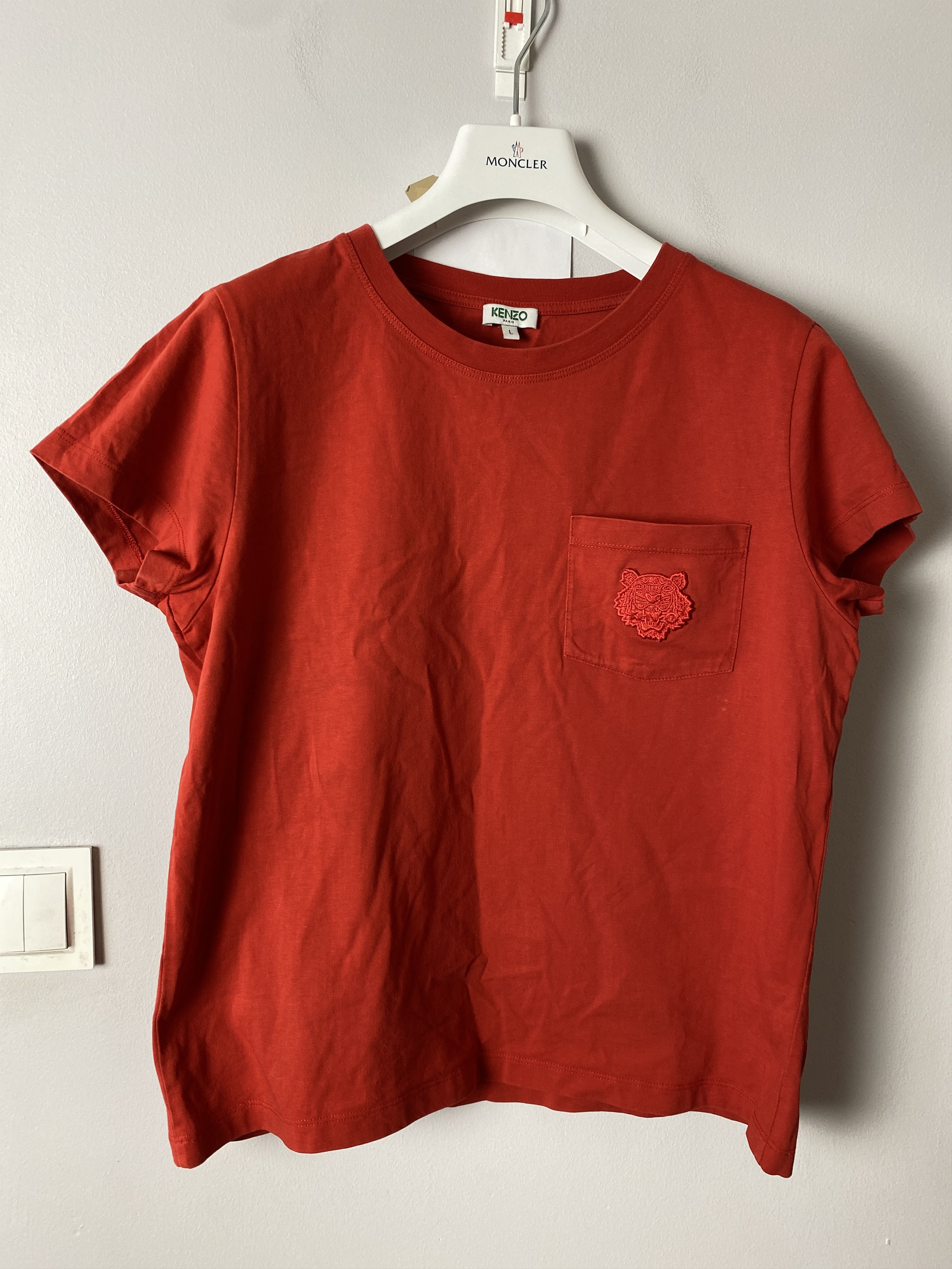 Kenzo Kenzo small logo t-shirt tee tiger Size L / US 10 / IT 46 - 1 Thumbnail