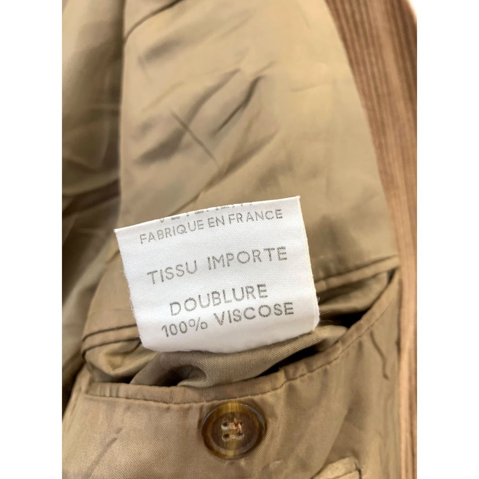 Guy Laroche VTG Guy Laroche Monsieur Blazer Jacket Brown 44 L Corduroy Paris Made in France Men M/L Adults Mens Panache Size 42R - 4 Thumbnail