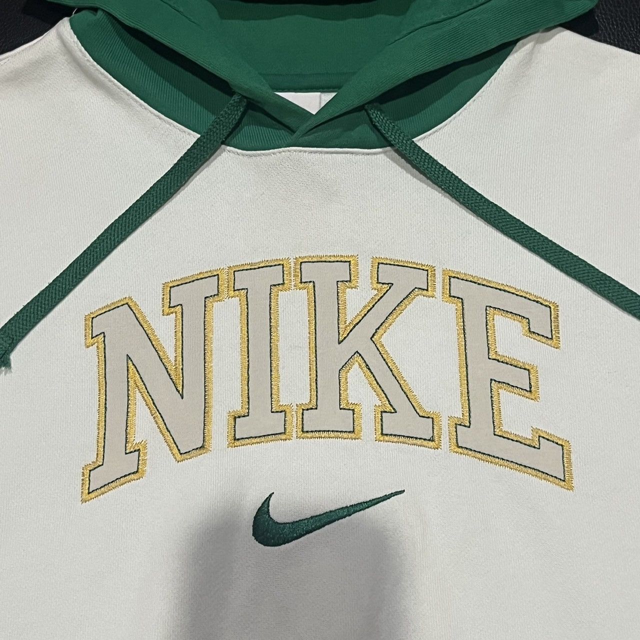 Nike Nike Sportswear Retro Collegiate Cream Green Hoodie Size US L / EU 52-54 / 3 - 7 Thumbnail