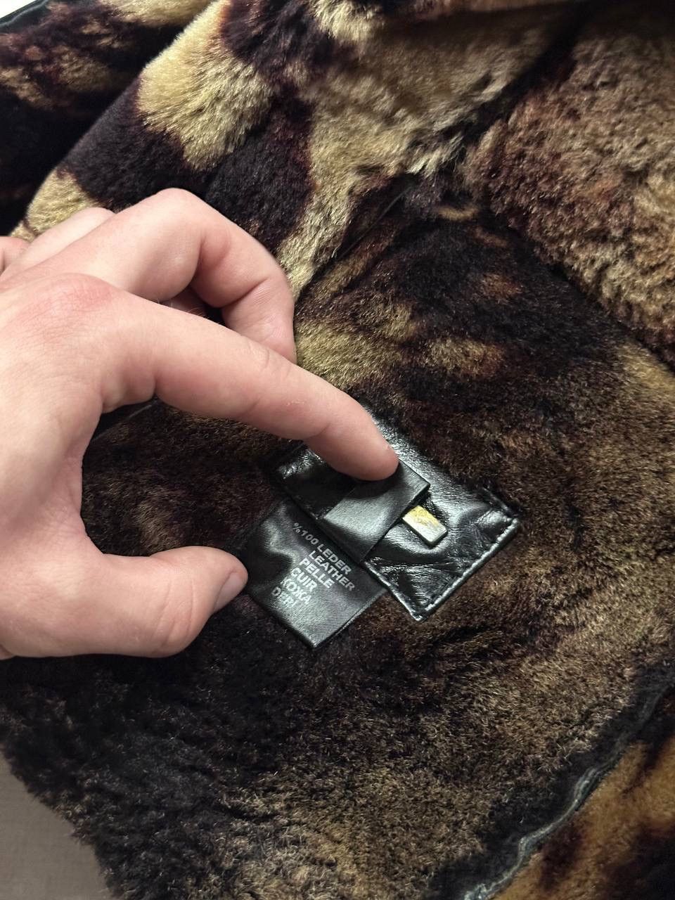 Leather Aspelle Vintage Women’s Leather Fur Coat Black GB12 M-L Y2K Size M / US 6-8 / IT 42-44 - 11 Thumbnail