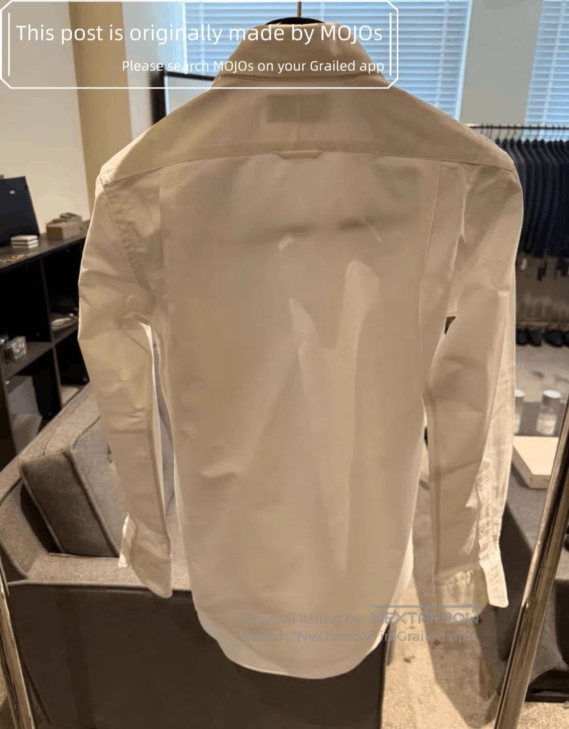 Thom Browne Sz 0 Thom Browne Pocket Stripe White Shirt. Size US XS / EU 42 / 0 - 2 Thumbnail