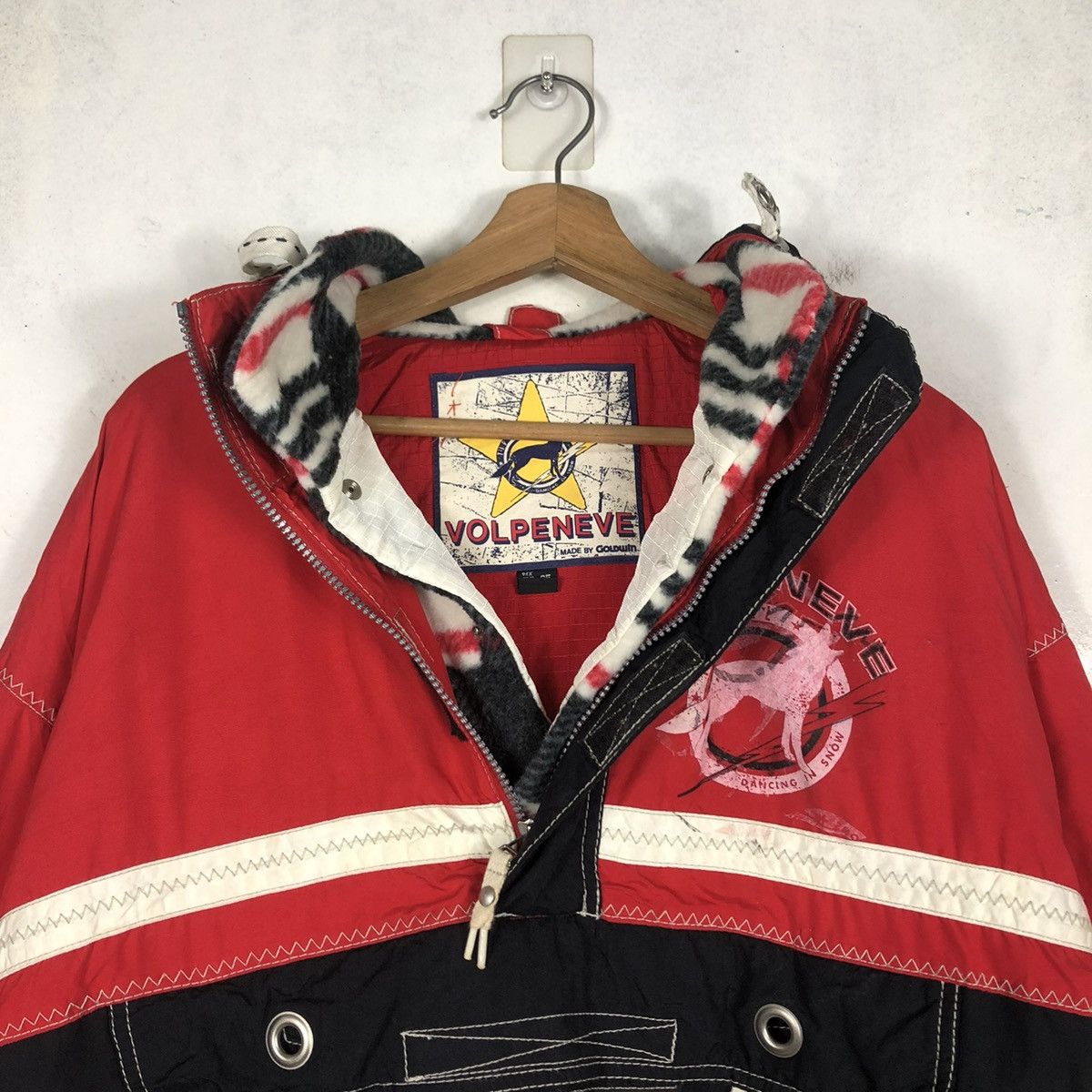 Japanese Brand × Vintage 📌VINTAGE ANORAK SKI JACKET VOLPENEVE JAPAN ART DESIGN Size US L / EU 52-54 / 3 - 17 Thumbnail
