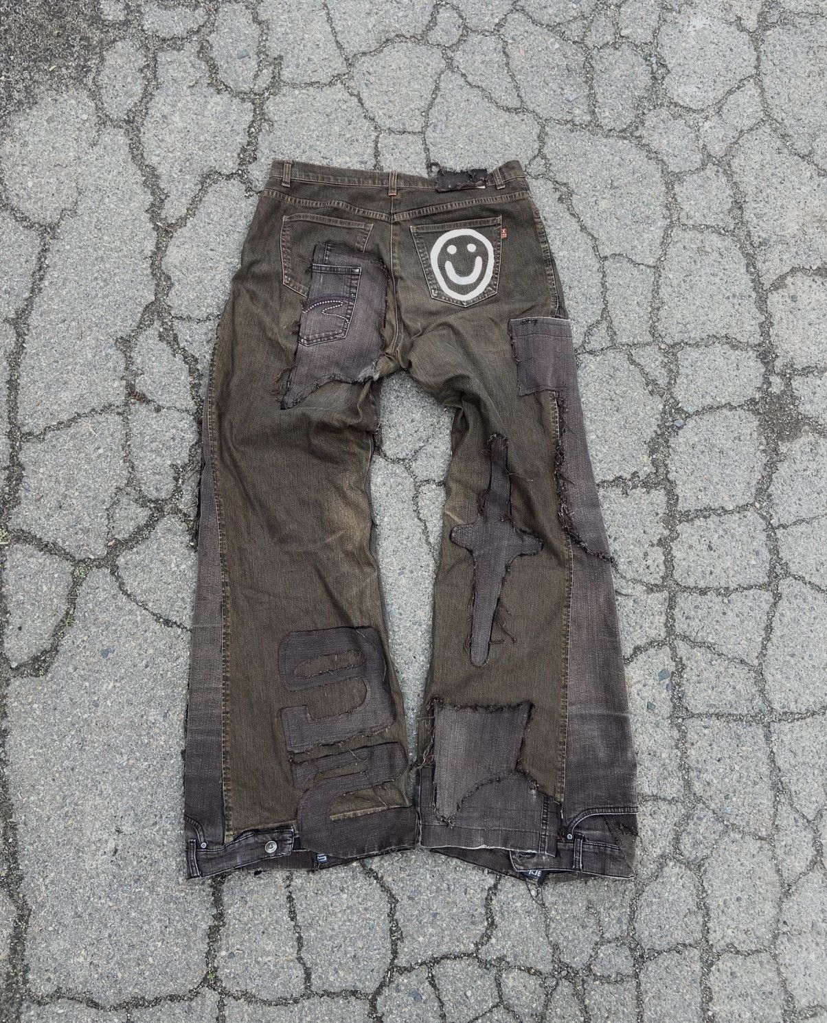 Japanese Brand Dual Denim Upcycled Jeans Size US 38 / EU 54 - 1 Thumbnail