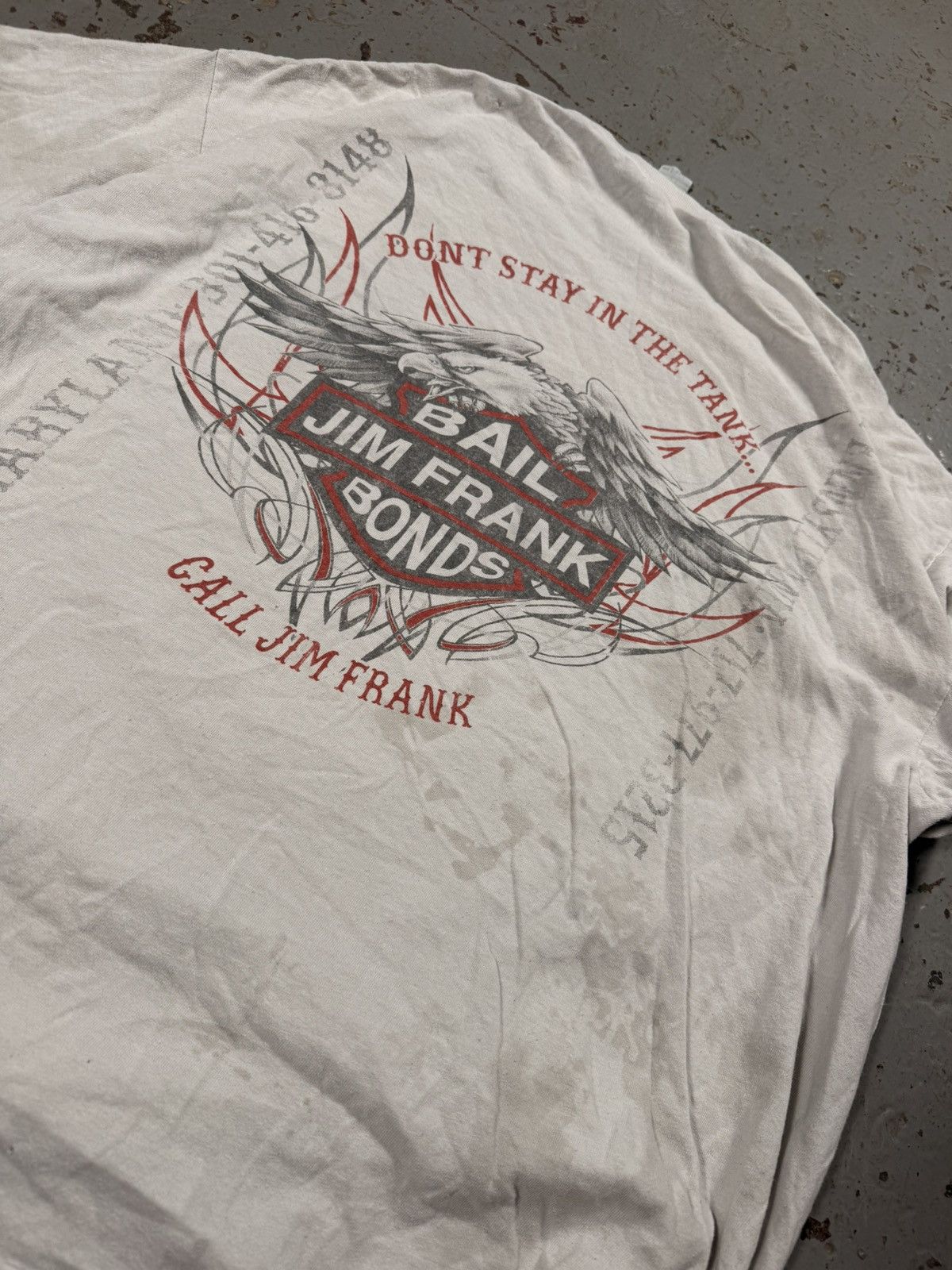 Vintage Vintage Harley Style Bail Gym Tee Size US XL / EU 56 / 4 - 7 Thumbnail
