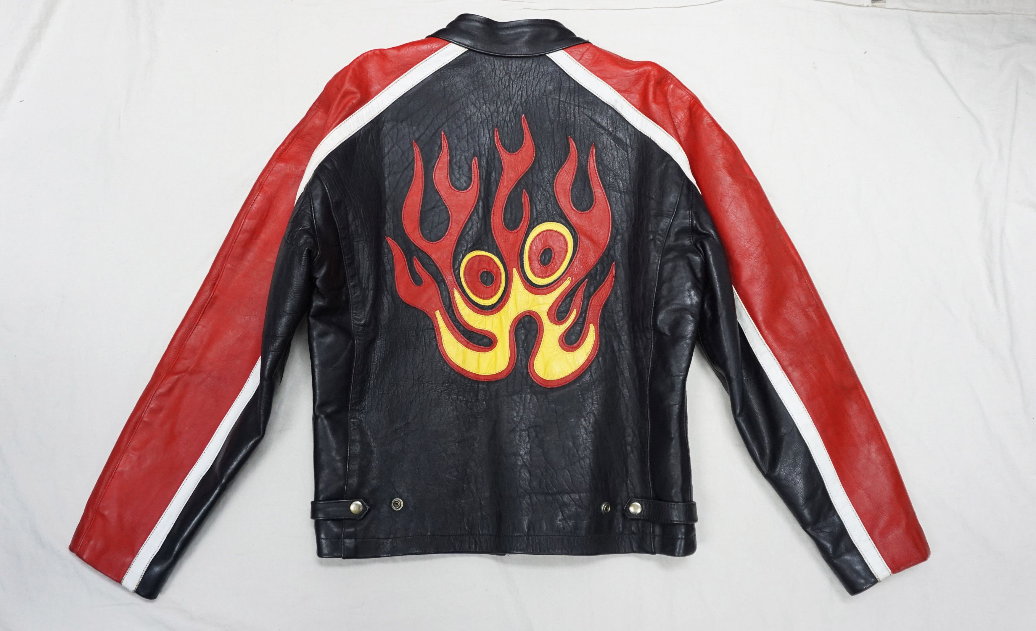 Vintage Virtual Fighter Leather Jacket Jacky Bryant Size US L / EU 52-54 / 3 - 1 Thumbnail