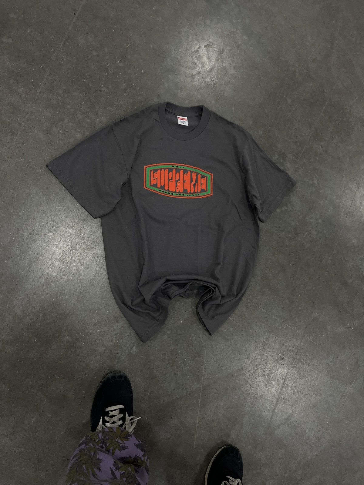 Supreme Supreme Pound Tee Charcoal M Size US M / EU 48-50 / 2 - 1 Thumbnail
