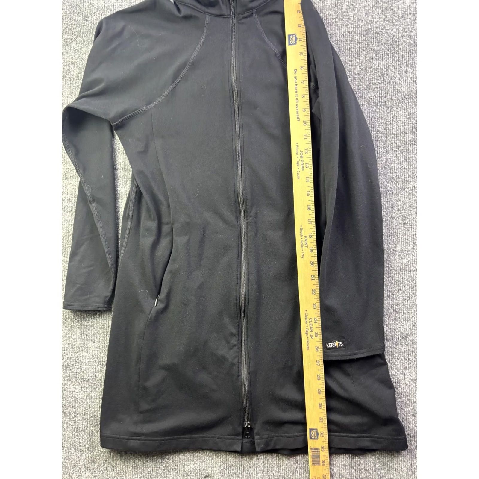 Vintage Kerrits Jacket Womens Medium Black Long Softshell Full Zip Equestrian Riding Size M / US 6-8 / IT 42-44 - 5 Thumbnail
