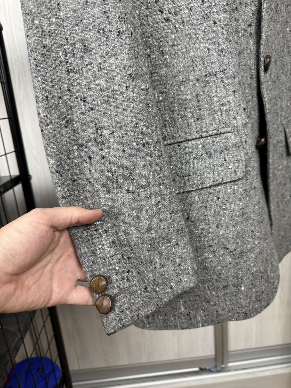 Yves Saint Laurent Yves Saint Laurent x Lanificio Paoletti wool tweed blazer Size 38R - 8 Thumbnail