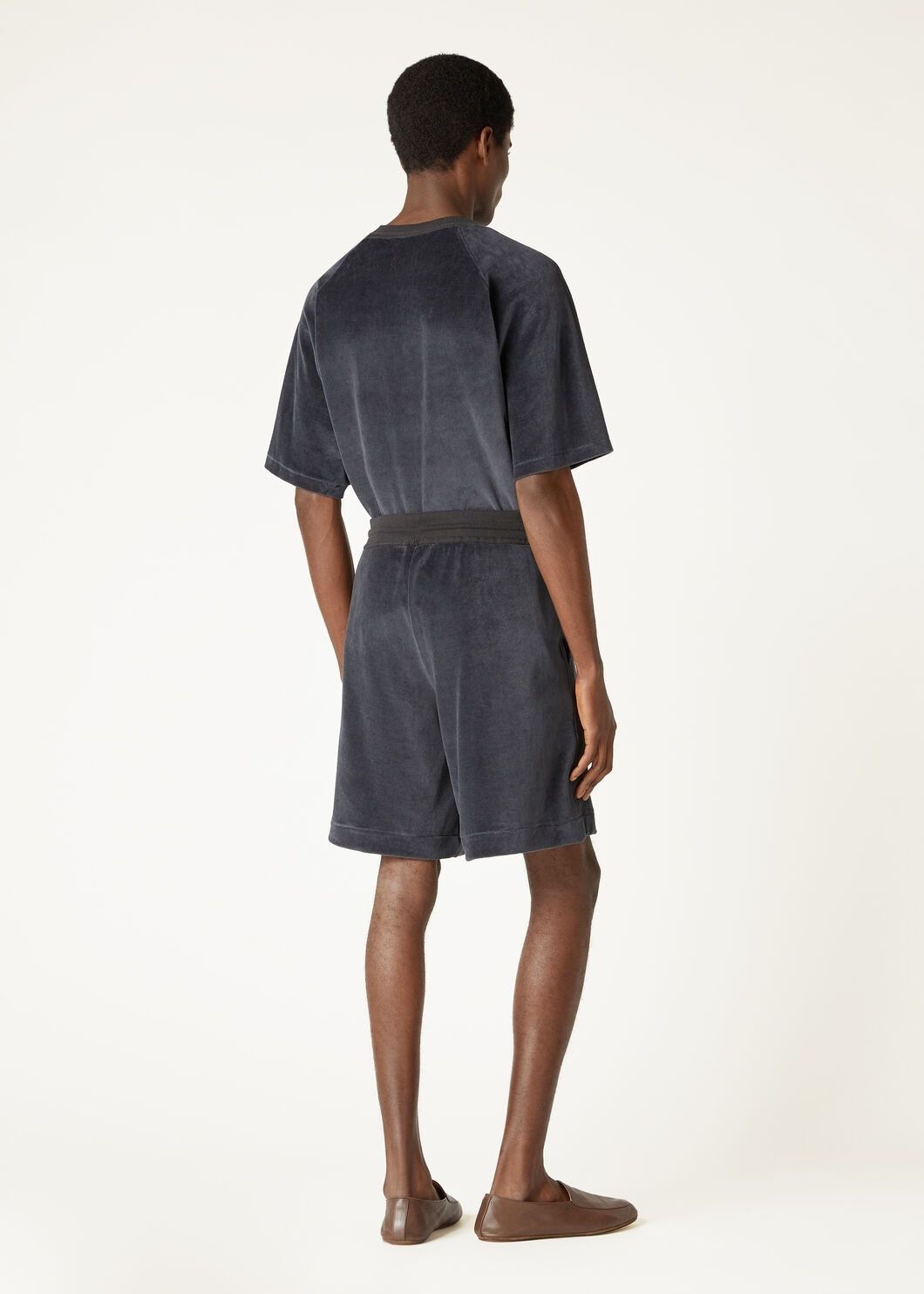 Loro Piana o1w1db10725 FAO5388 Duggia Bermuda Short in Dark Grey Size US 40 / EU 56 - 5 Thumbnail