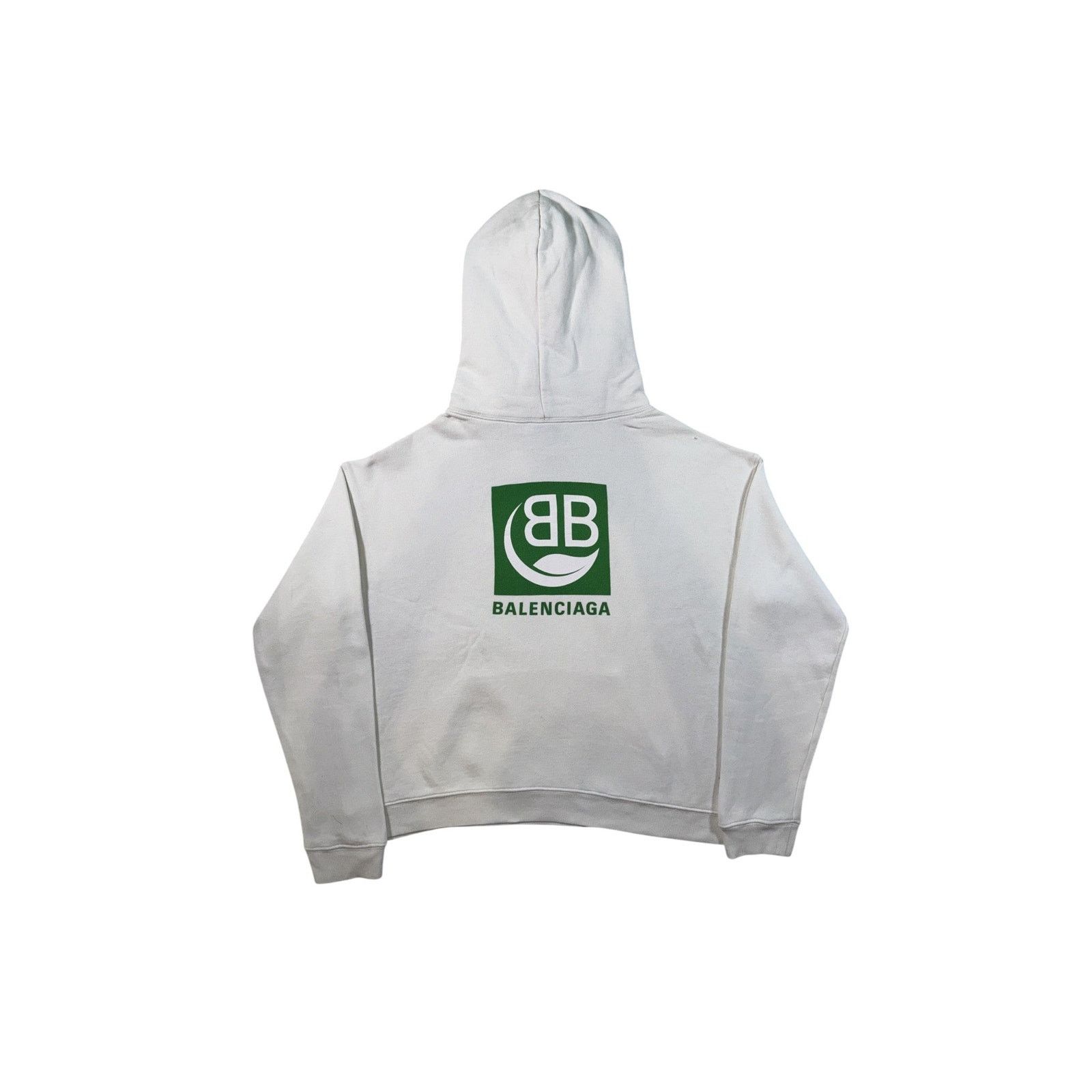 Balenciaga Balenciaga BB WFP (Womens) White Hoodie Size US S / EU 44-46 / 1 - 2 Thumbnail
