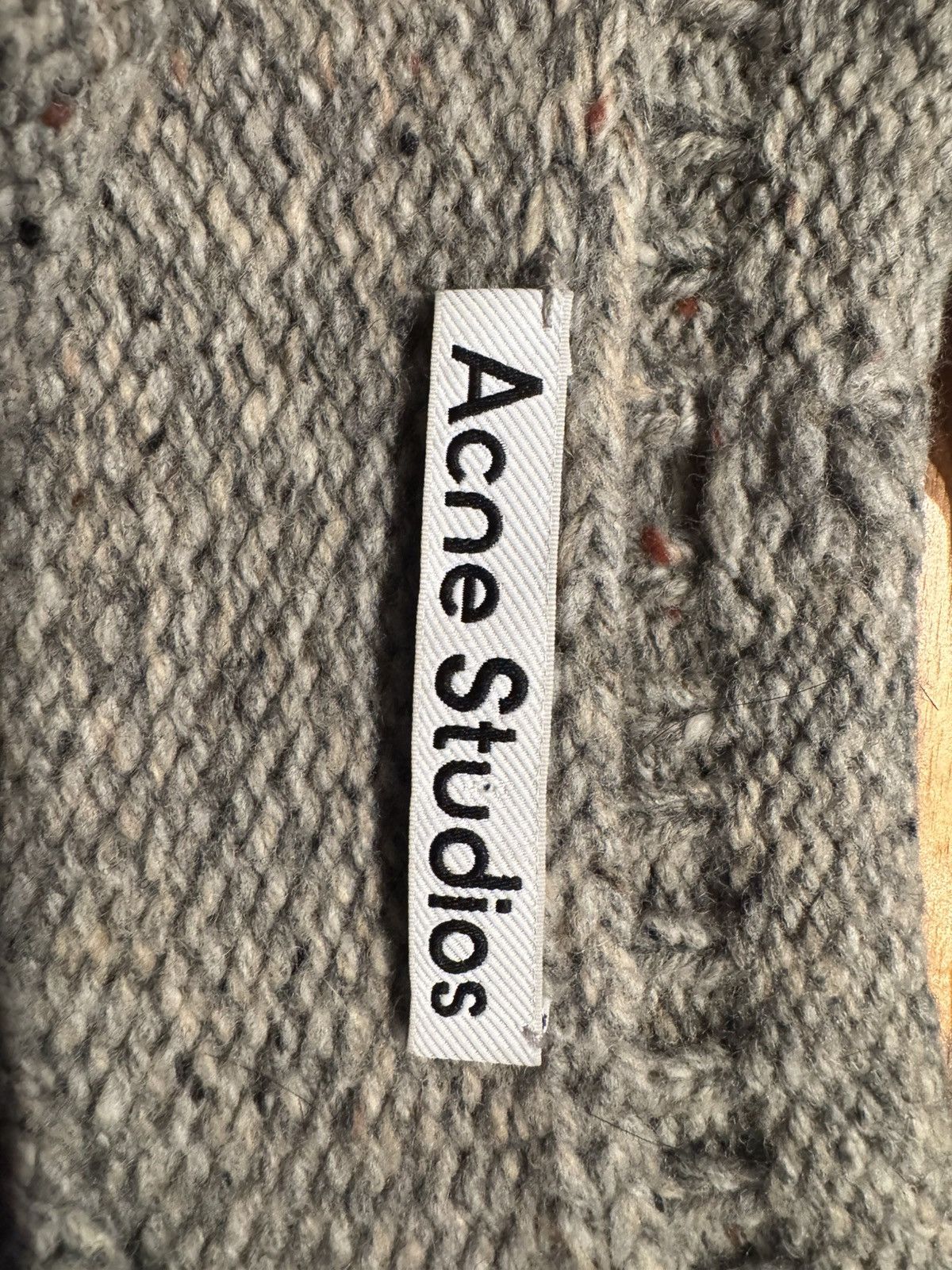 Acne Studios ACNE STUDIOS Wool Flower Grey Jumper Sweater Size US L / EU 52-54 / 3 - 3 Thumbnail