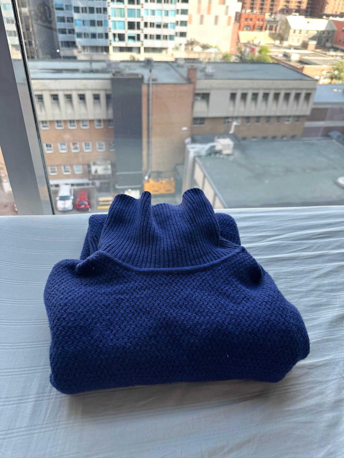 Brioni Brioni Blue Turtleneck Cashmere Sweater Size US M / EU 48-50 / 2 - 4 Thumbnail